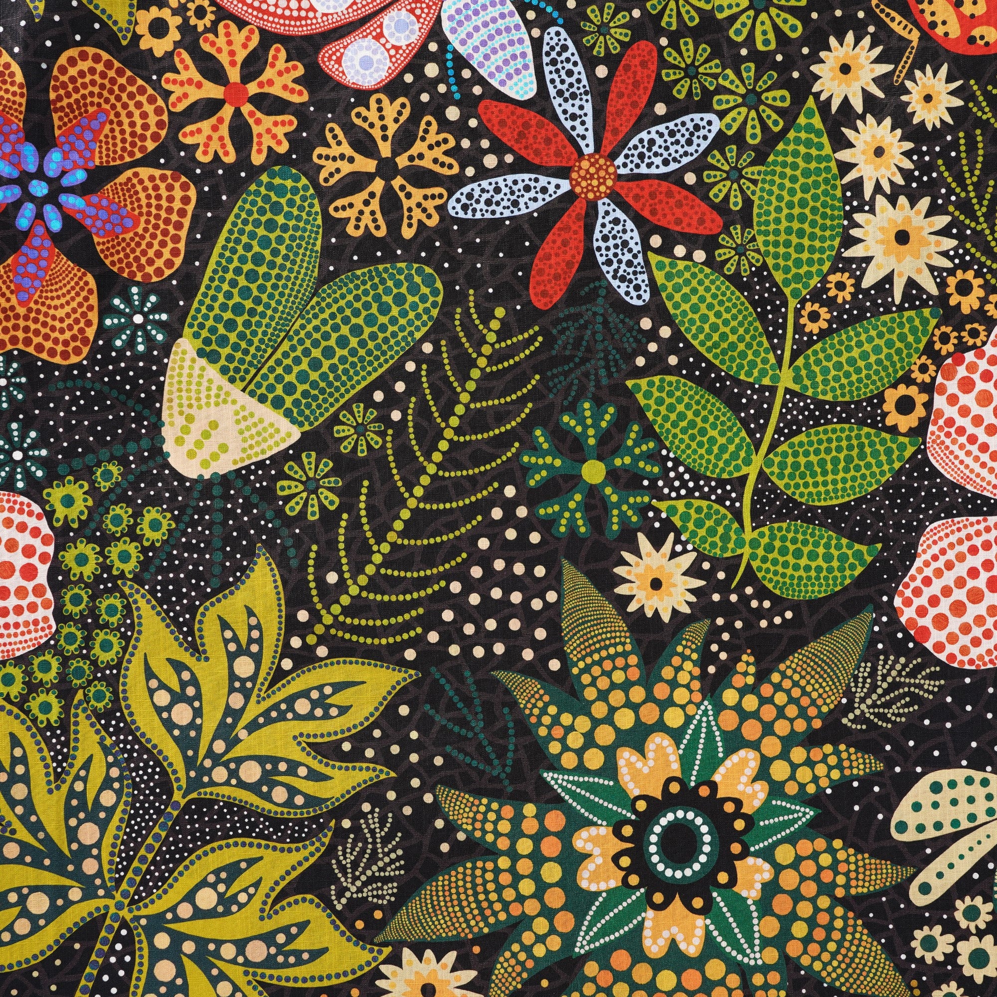 Men's Hawaiian Shirt Short Sleeve Camp Collar 100% Cotton Green Aloha Backyard Oasis