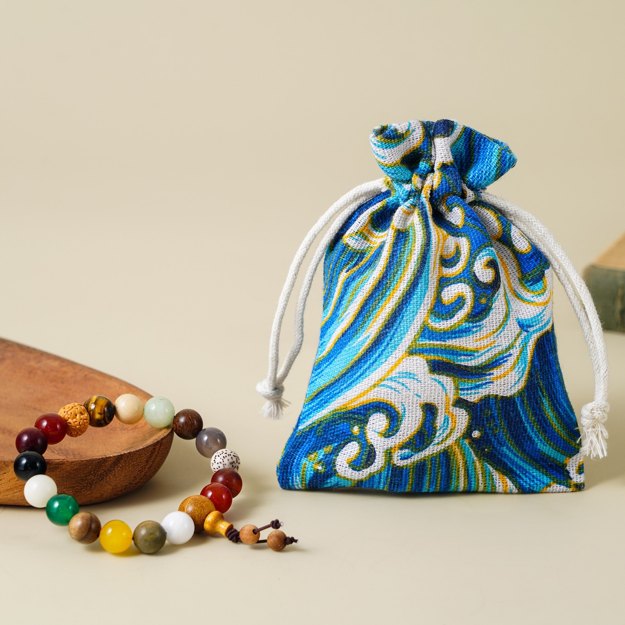 Natures Sandelholzarmband - 10 mm natürliches Sandelholz