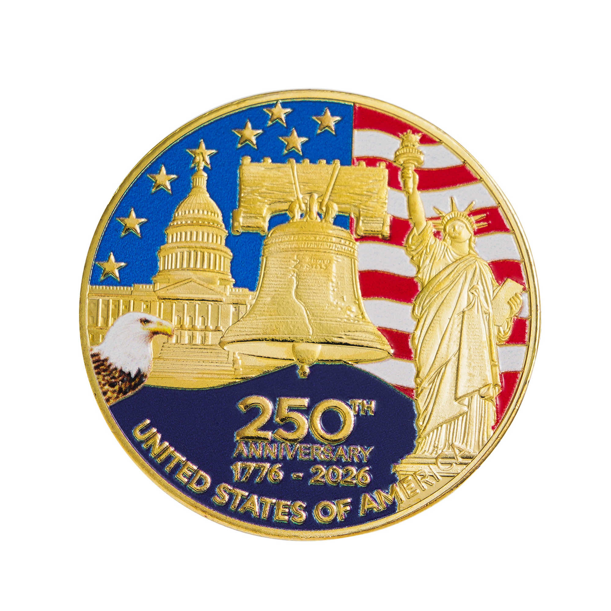 アメリカ建国250周年記念コイン - 両面コレクターズエディション