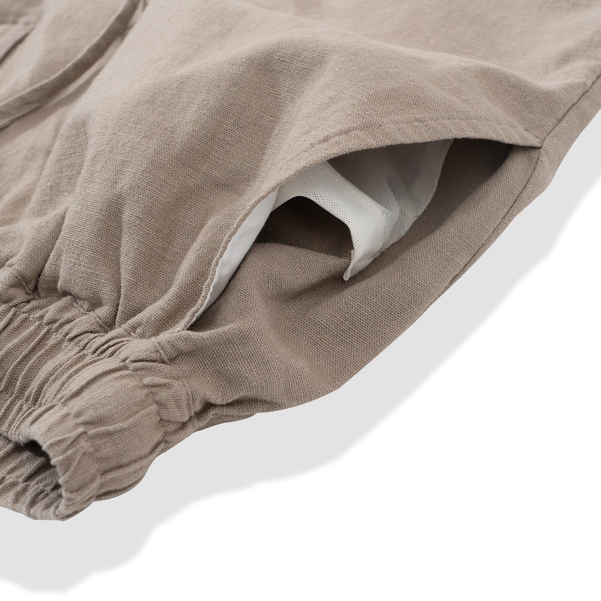 Linen Pant For Men Versatile Linen 5-Pocket Long Pants (Brown) 5-pocket Long Pants - Brown