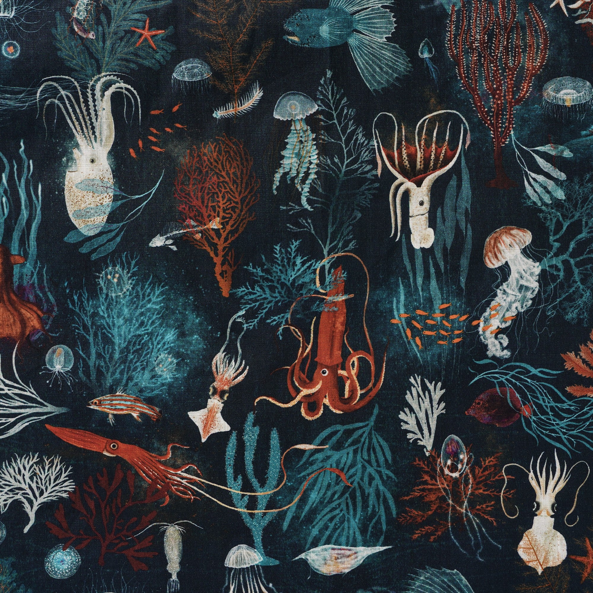 Herren -Hawaii -Hemd Kurzarm Camp Halsharmino 100% Baumwollblau Aloha Unterwasser Liebe von Kristen