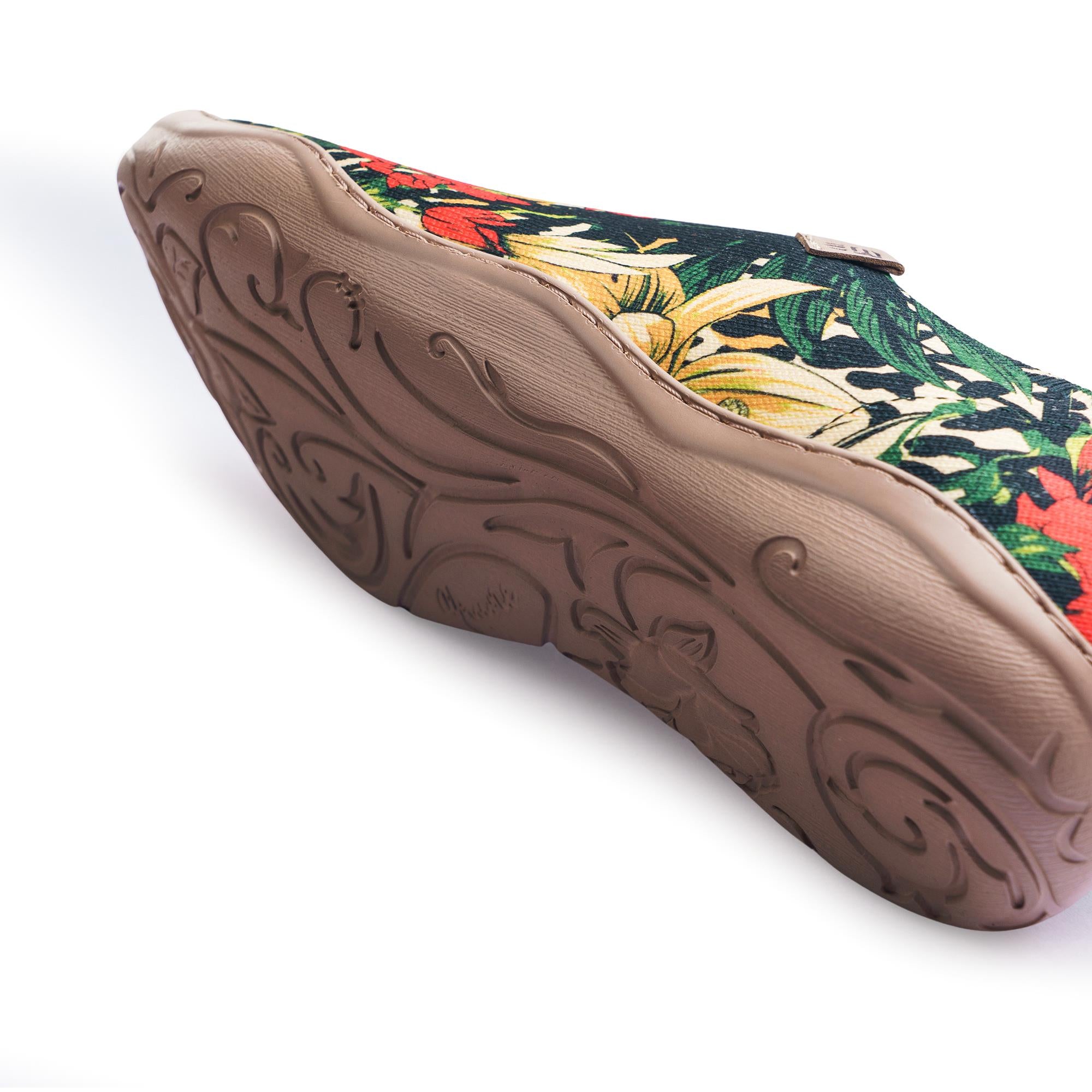 Tropische Harmonie Frauen-Slip-On-Schuhe gestrichene Leinwand-Sneaker