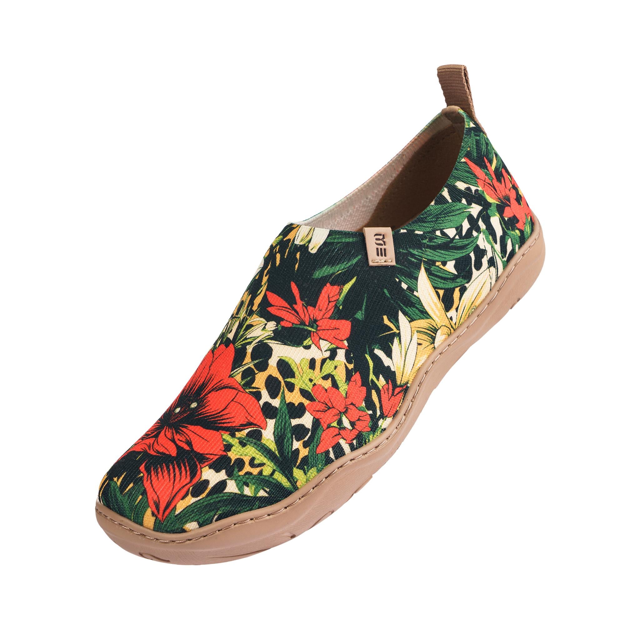 Tropische Harmonie Frauen-Slip-On-Schuhe gestrichene Leinwand-Sneaker