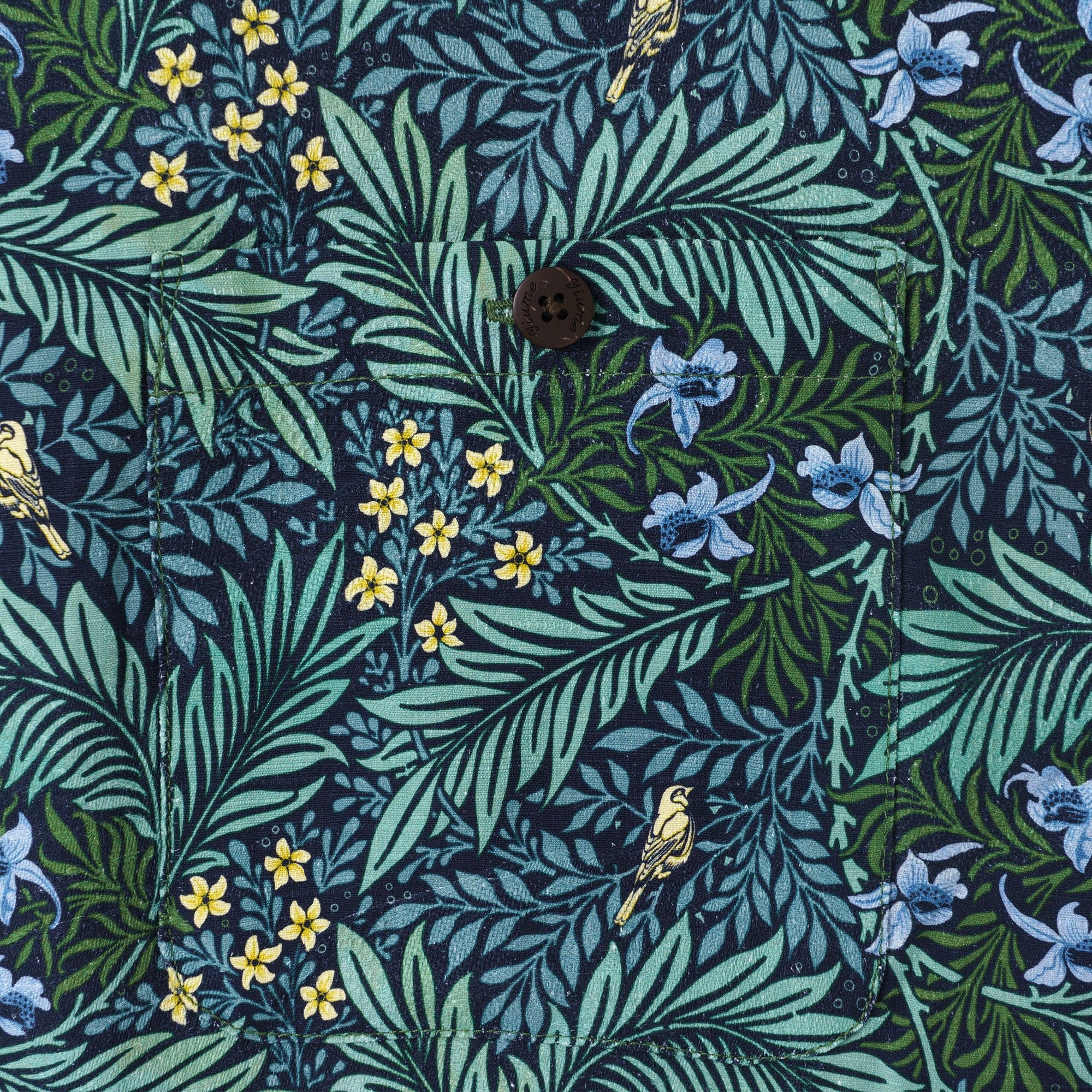 Hawaiian Shirt für Männer Foreat Mist Shirt Camp Collar - Seide