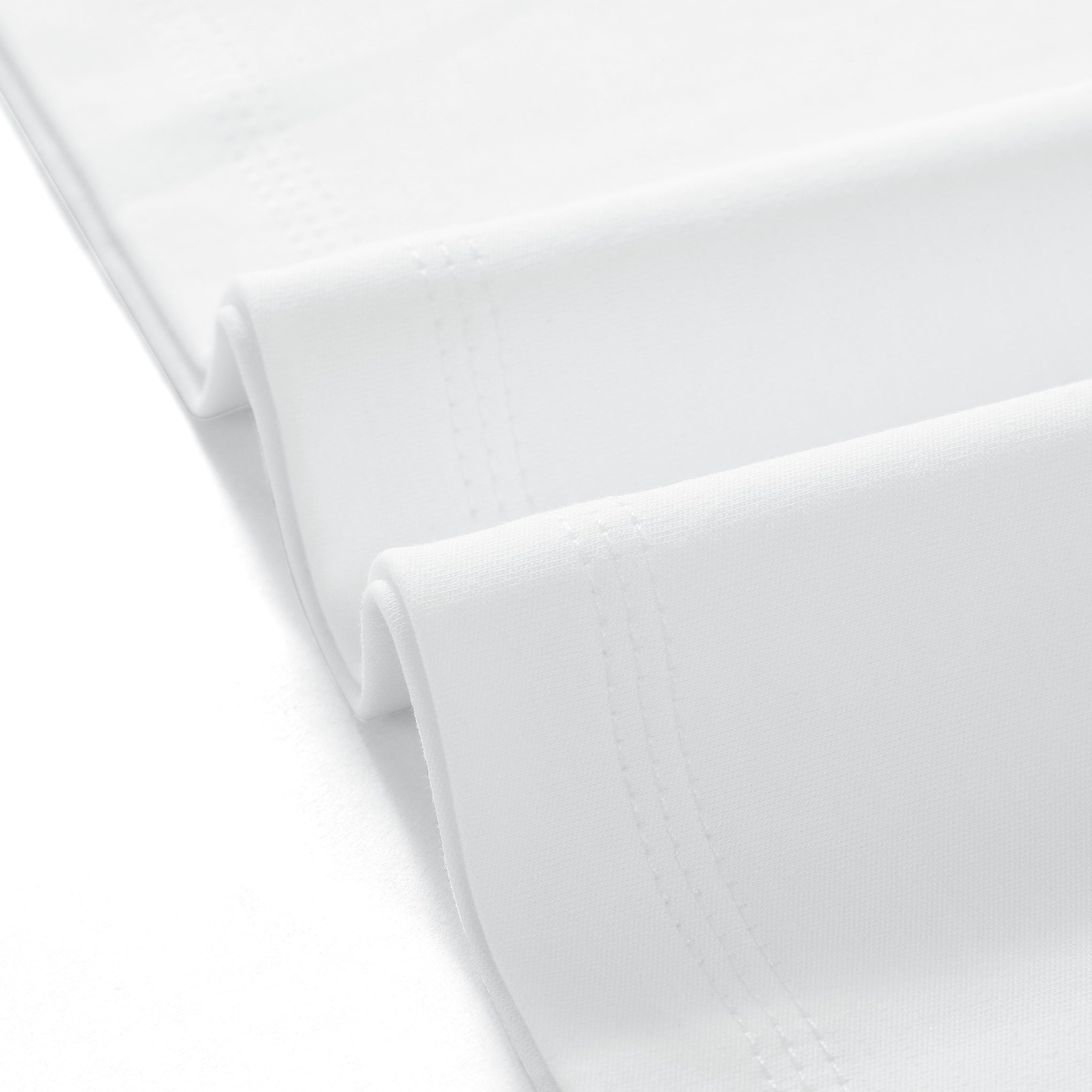 Stain-proof Crew Neck White Short Sleeve Basic Tee Shirt Stain-proof Basic Tee White