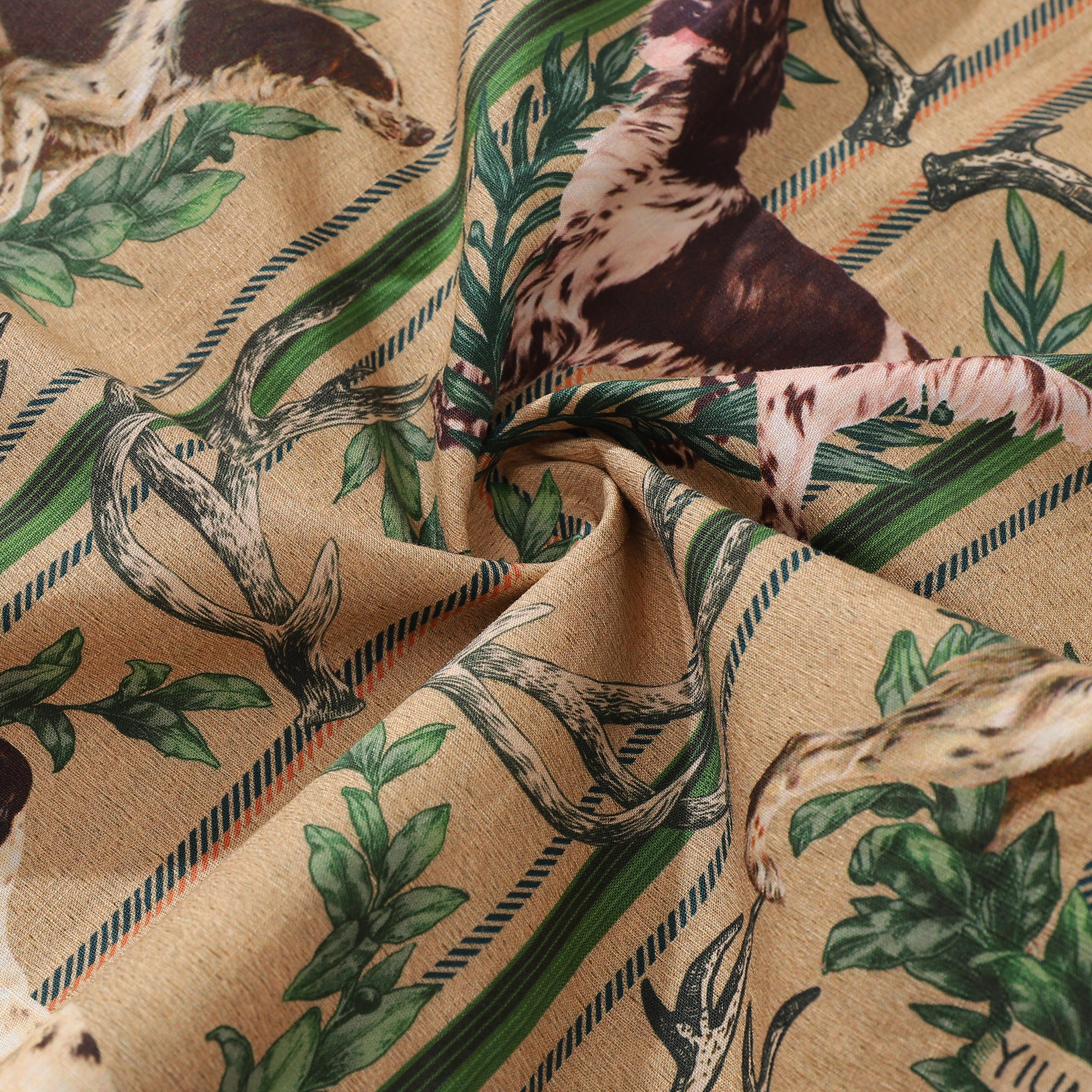 Hawaiian Shirt für Männer Sleuth Hound Button-down Shirt Kurzarm 100% Baumwollshirt