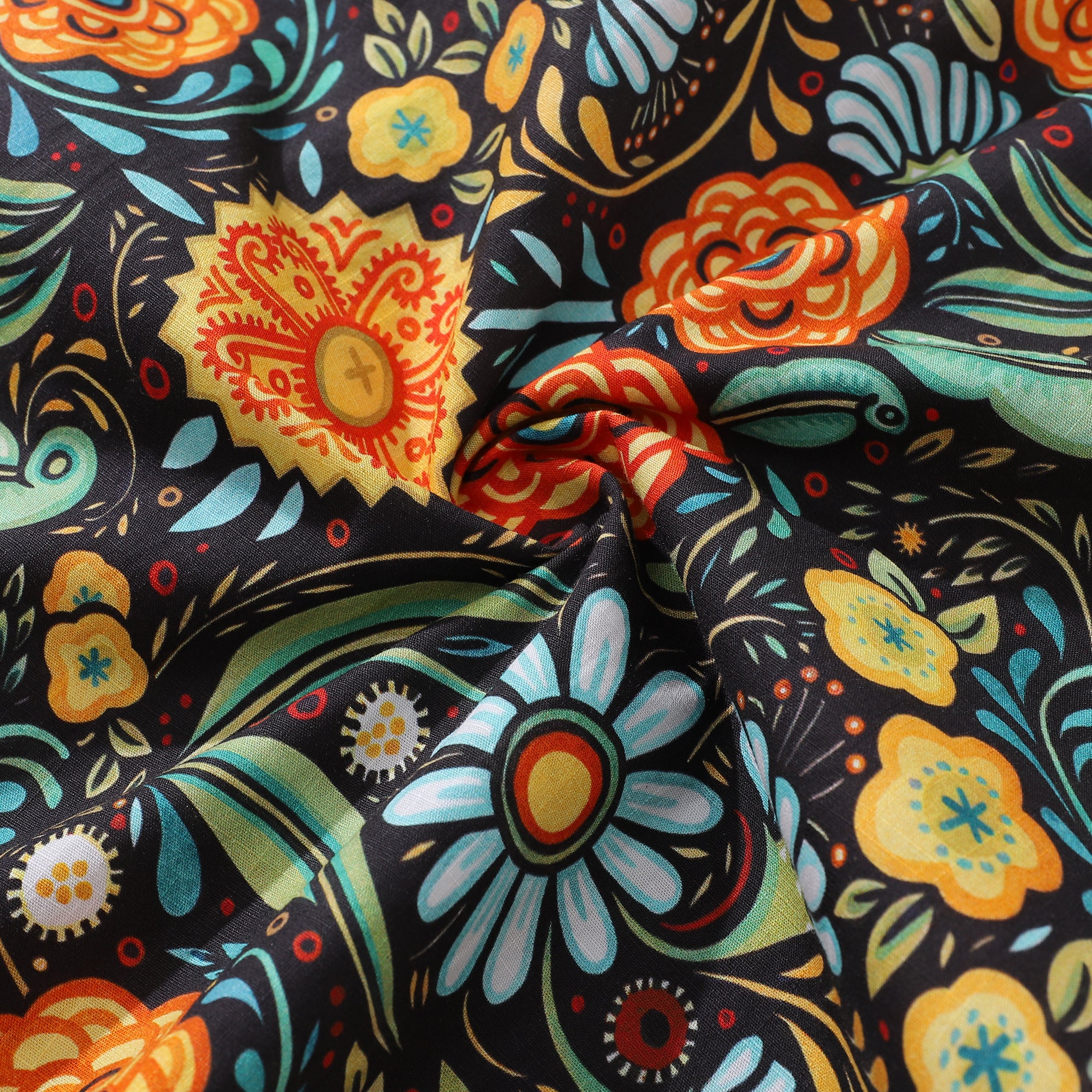 1950er Jahre Hawaiian Shirt für Männer Blüten Knopf-down Shirt Kurzarm 100% Baumwolle Shirt