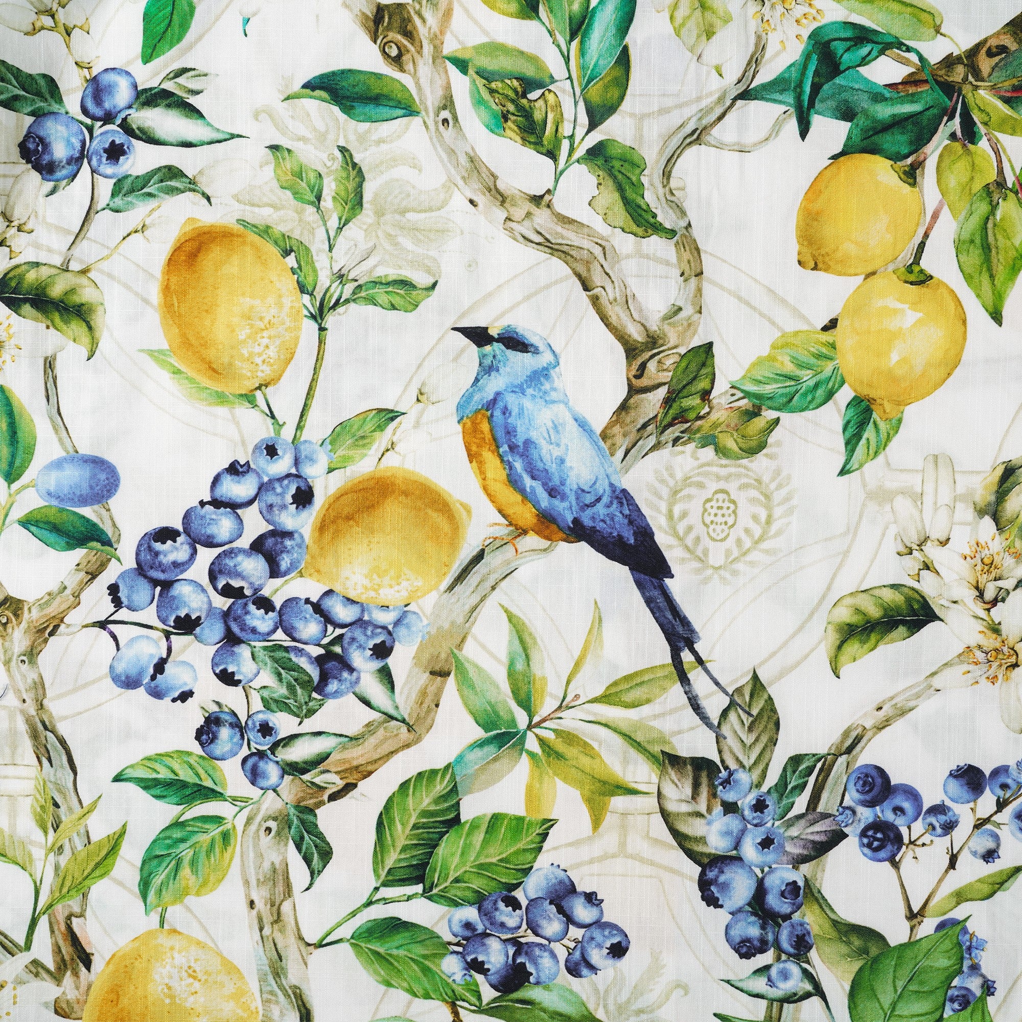 Men's Sicilian Lemon Shirt Button-down Hawaiian Shirt Short Sleeve 100% Cotton Sicilian Lemon Tree Fantasy