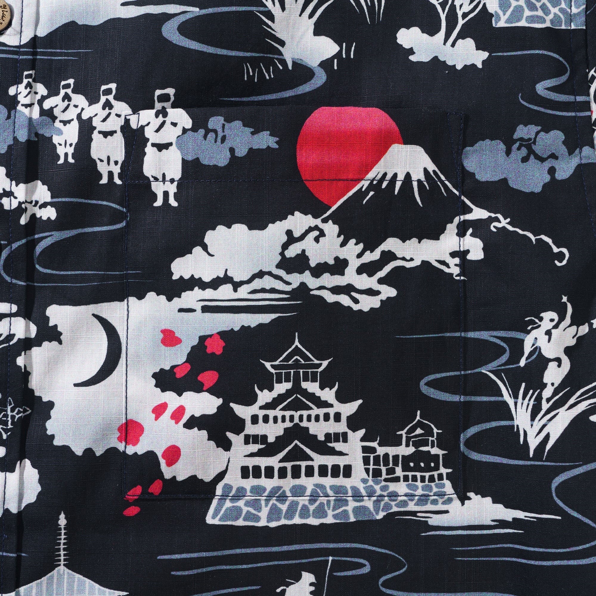 Chemise à manches courtes en coton 100 % pour homme, blanche, Aloha hawaïenne