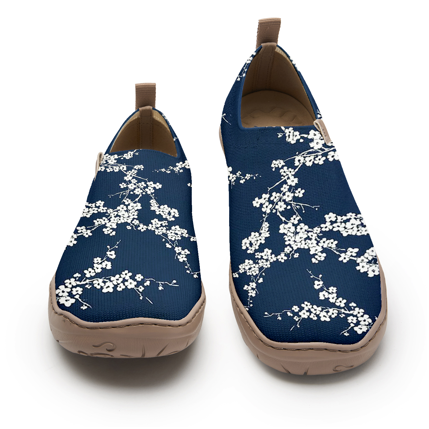 Blue And White Vintage Floral Women Shoes