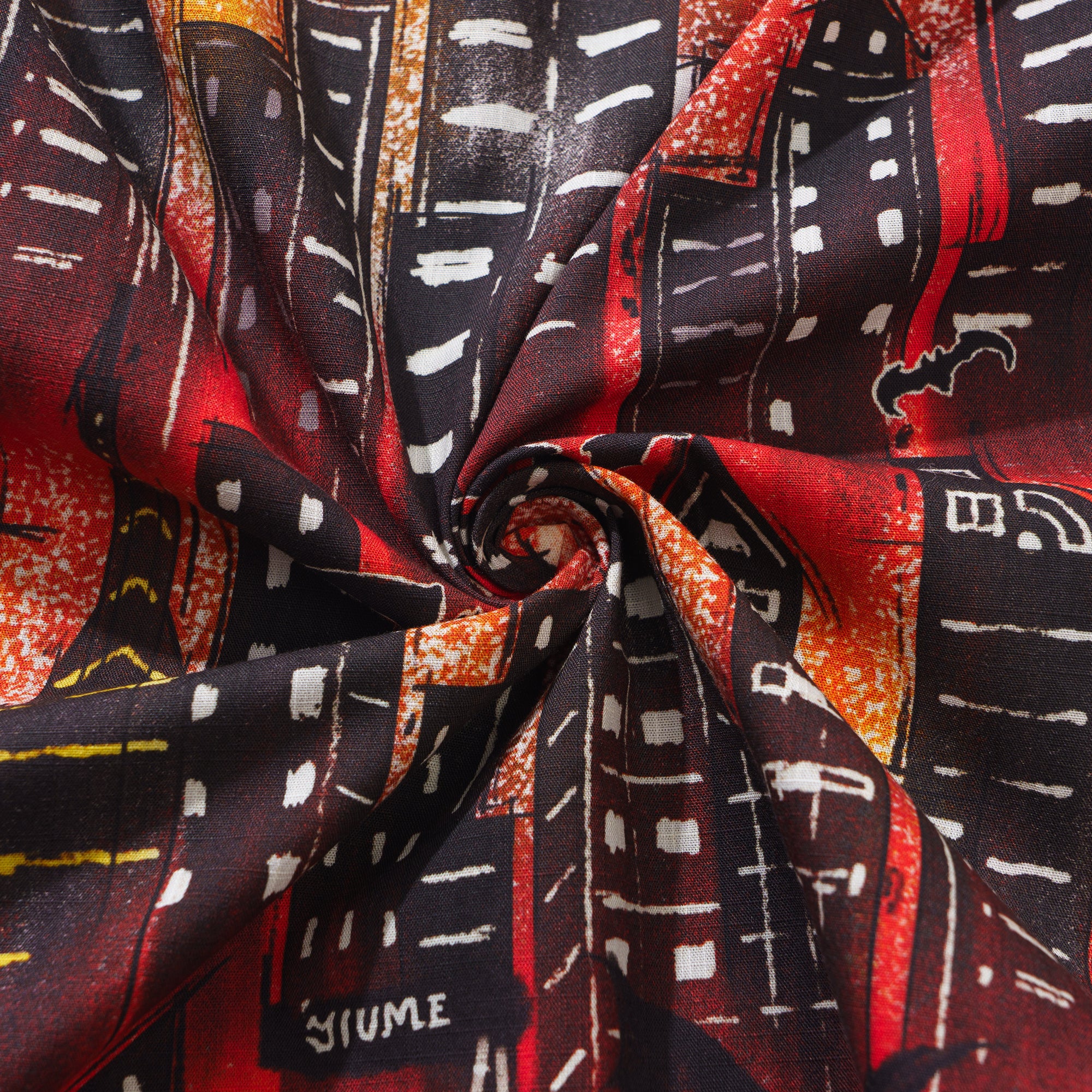 Garde de la Nuit Chemise à Col Camp Courte en Coton 100% pour Homme Aloha Hawaïenne