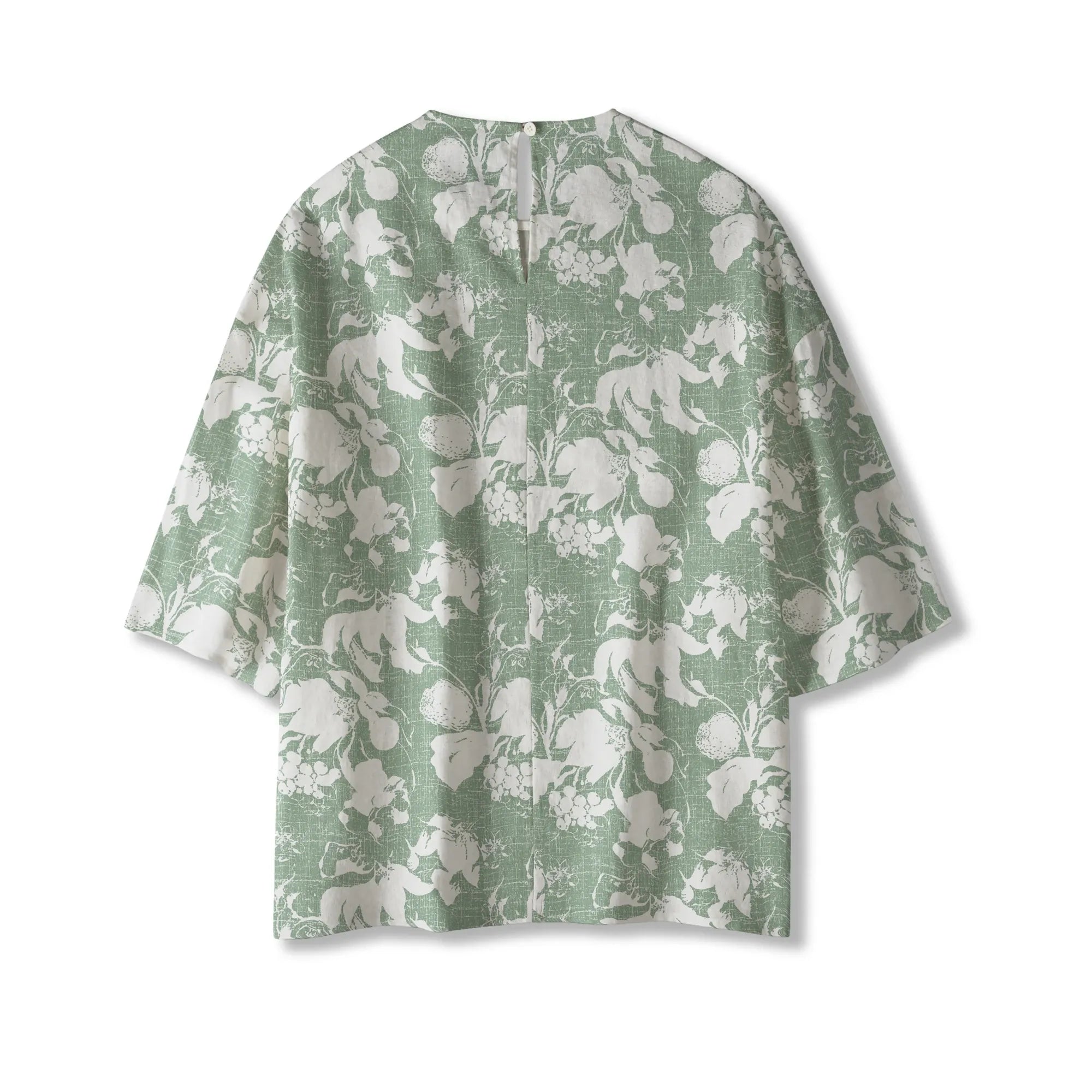 Flower Verdant Memoirs Women's Blouse, green, eco-friendly fabric