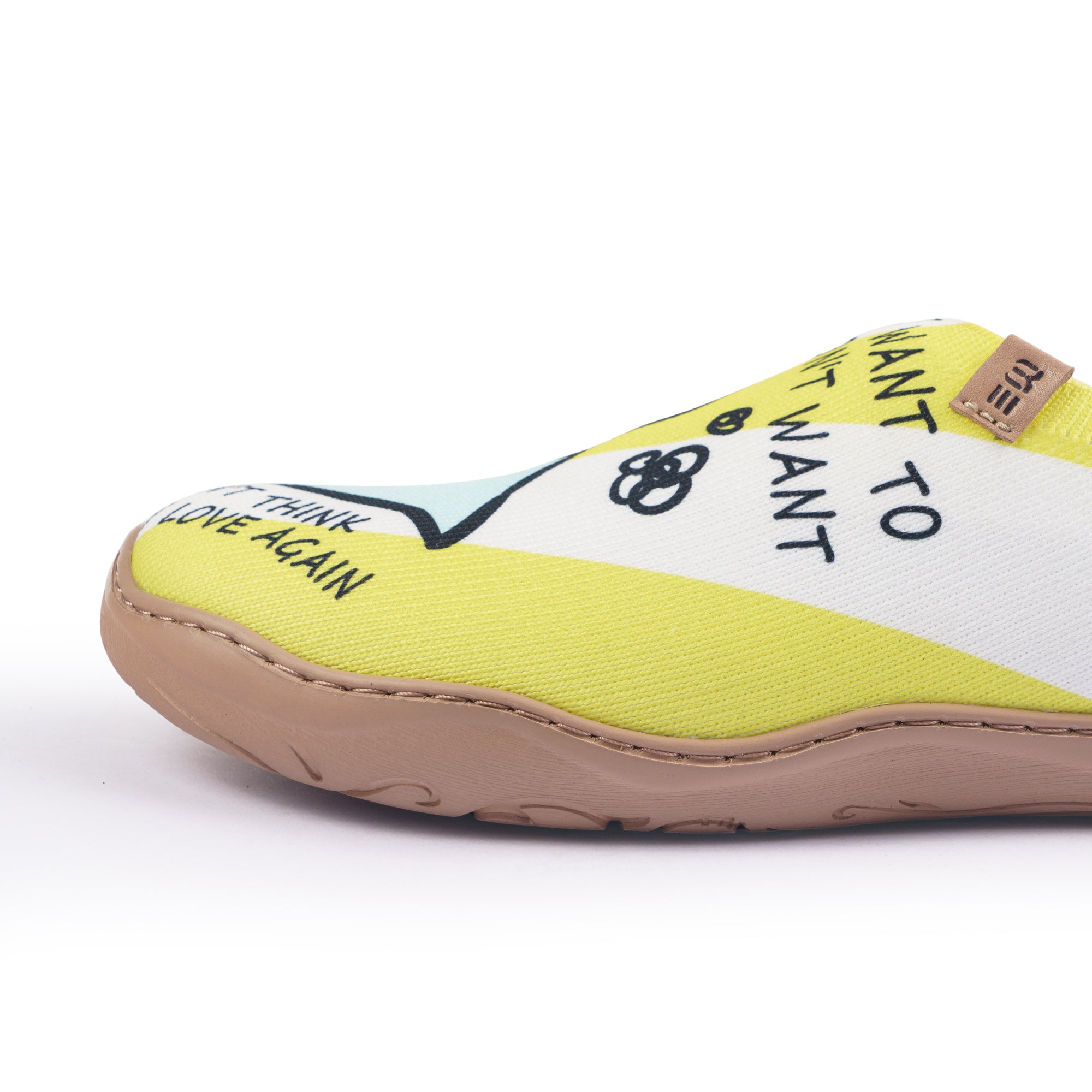 Sleeping Duck Damen Slip-on-Schuhe gestrichene Leinwand-Sneaker