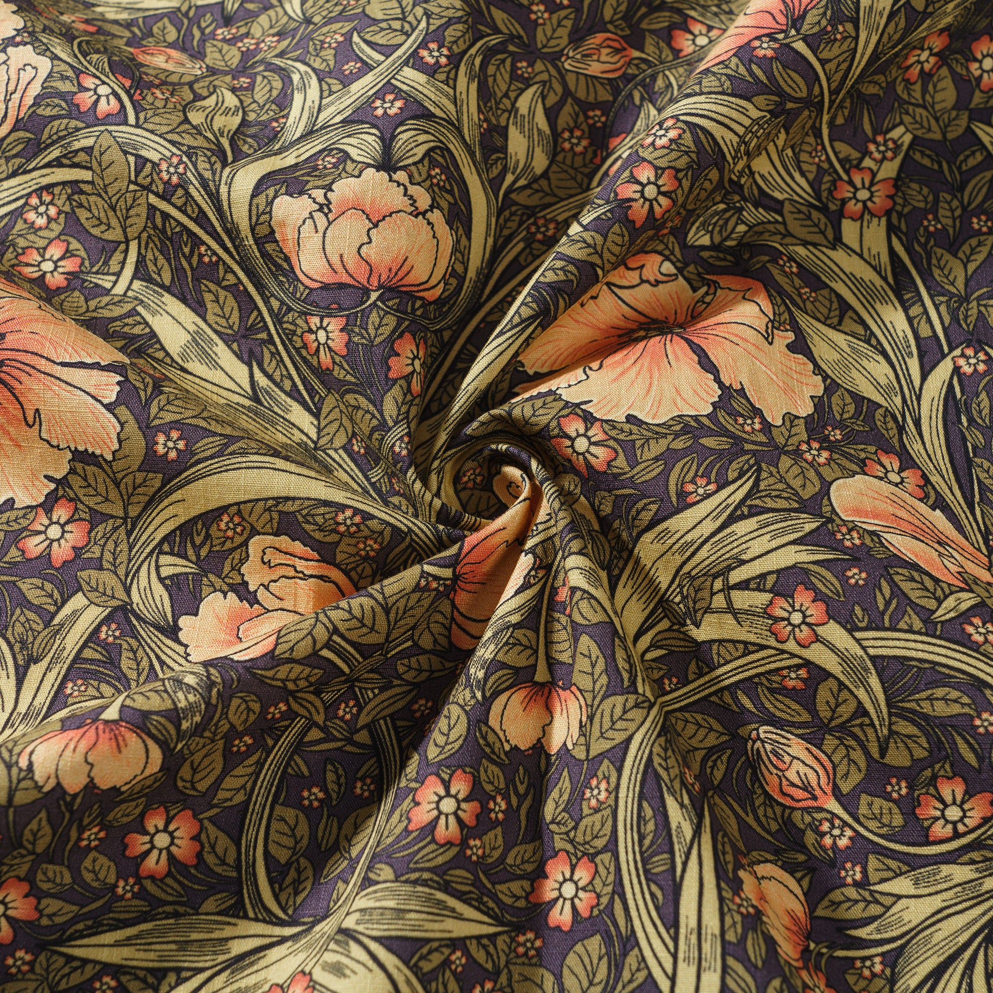 Blühende Blüten 100% Baumwolle Herren Kurzarm Hemd mit Knopfleiste Grün Aloha Hawaiian