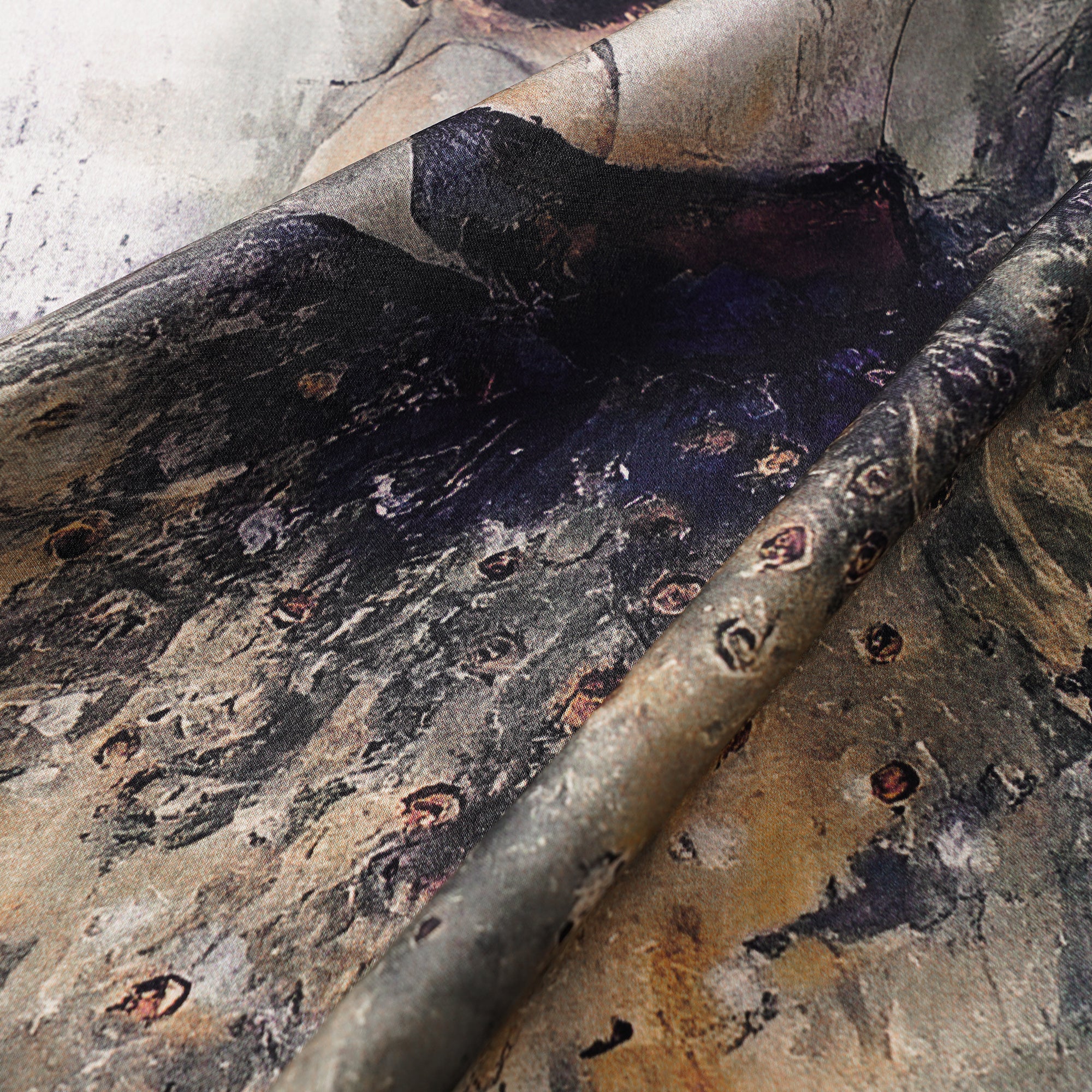 Floral Square Scarf 100% Mulberry Silk Timeless Dance Elegance Timeless Dance Elegance 100% Silk 53*53cm