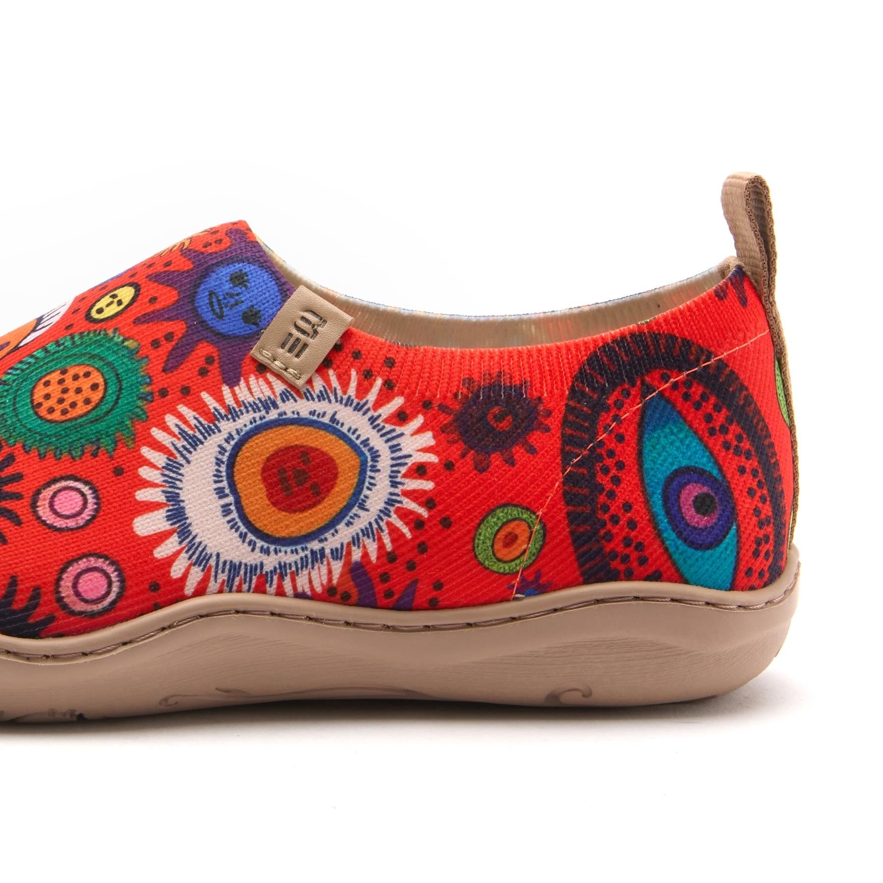 Slip-on-Schuhe für Frauen strukturierter Garn Designer gestrichen