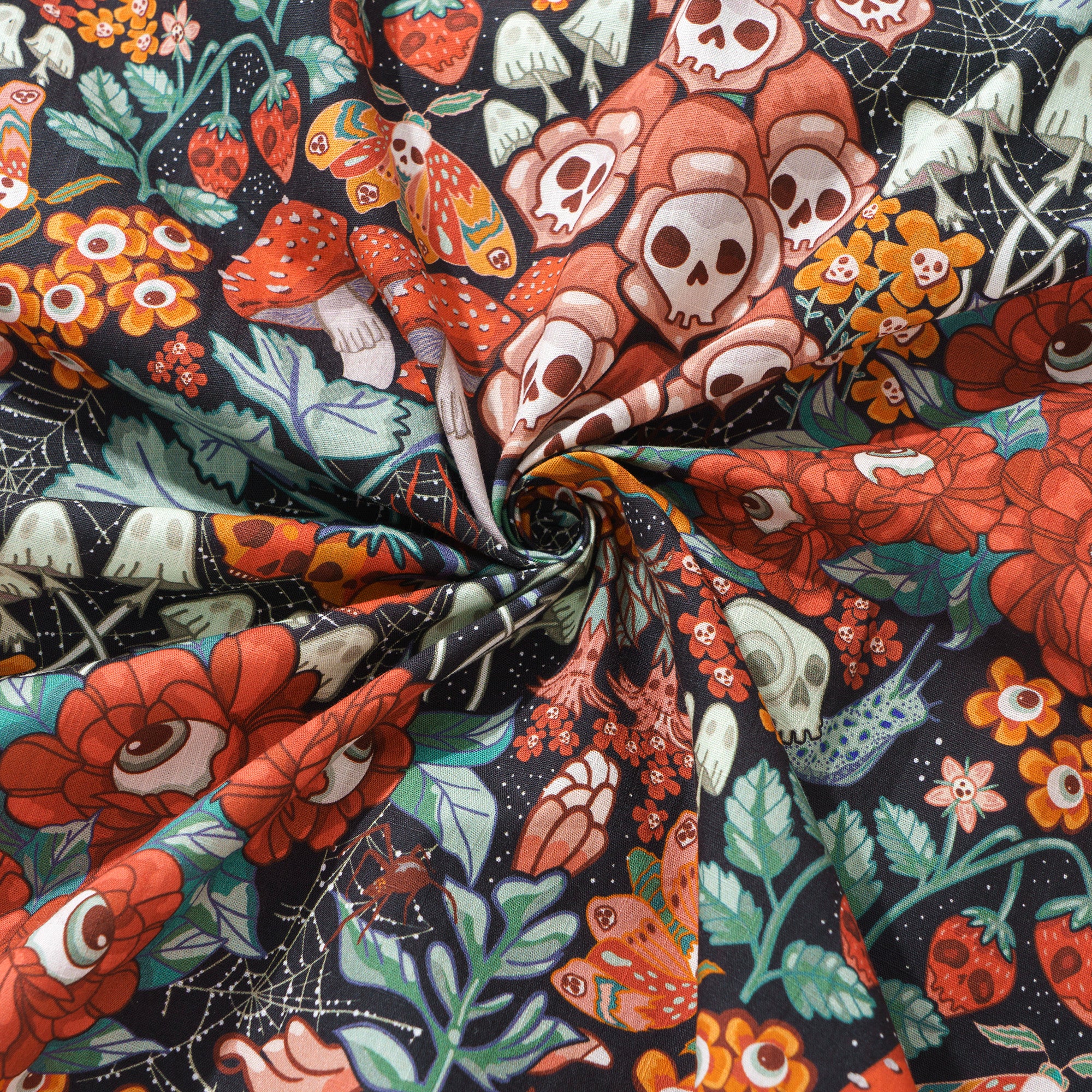 100% Cotton Hawaiian Shirt For Men Halloween Cottage Garden By Bienvenido Colorido Camp Collar Aloha Shirt