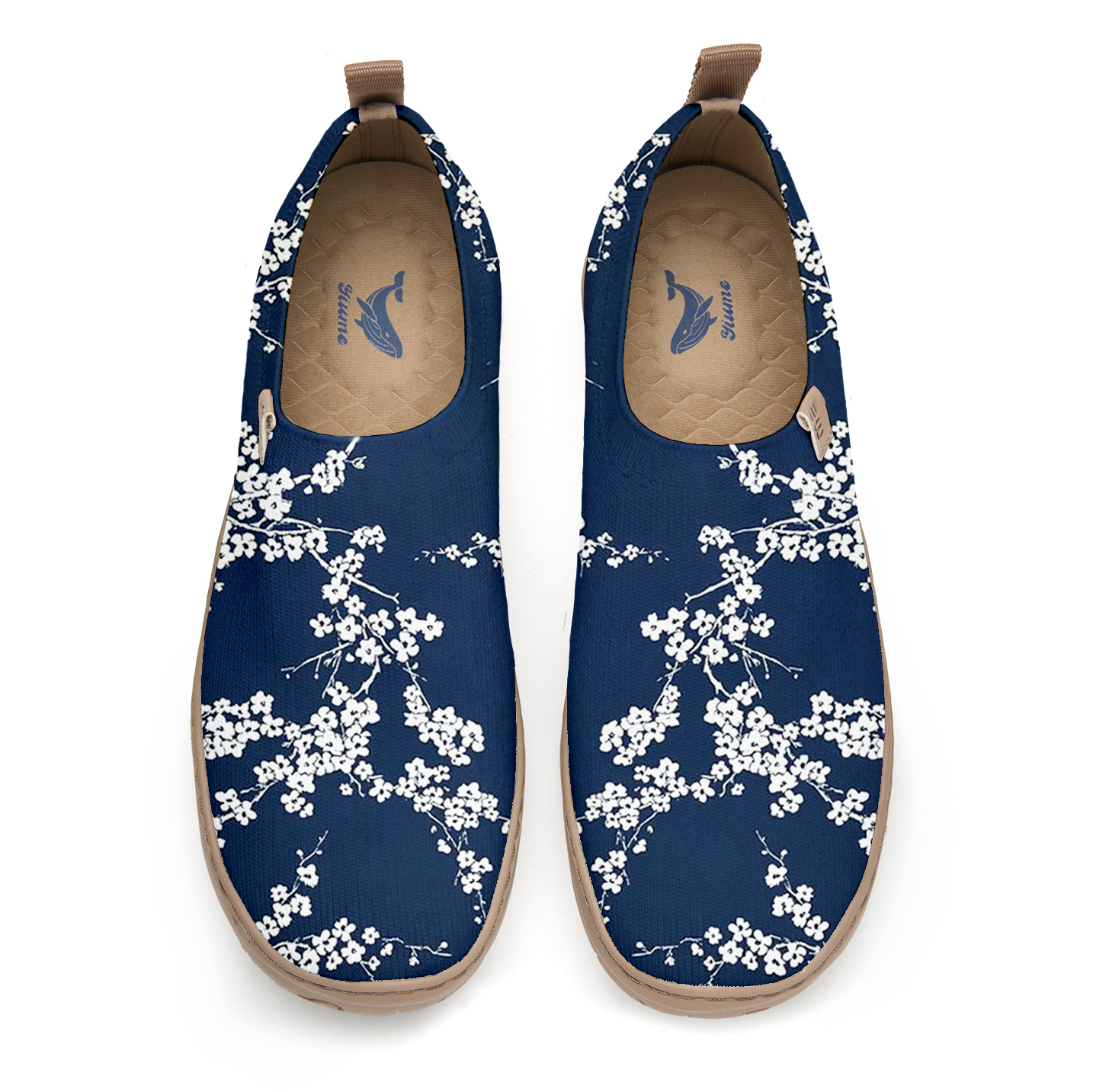 Blue And White Vintage Floral Women Shoes