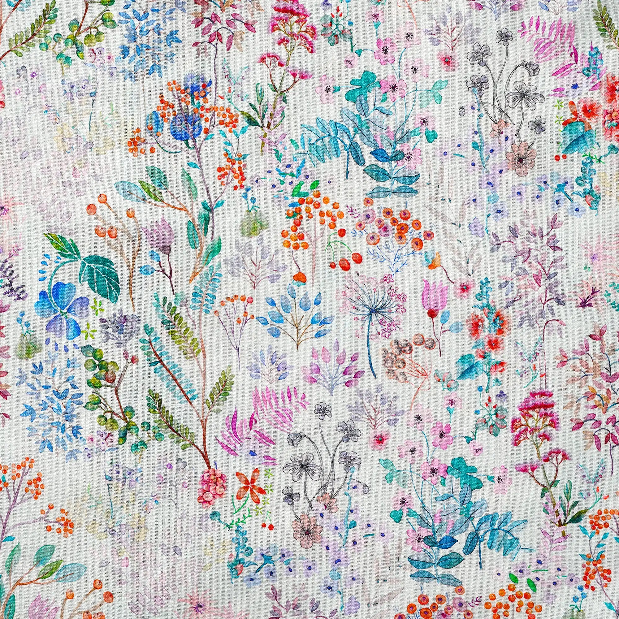 Men's Hawaiian Shirt Long Sleeve Button-down 100% Cotton Aloha Botanical Haven