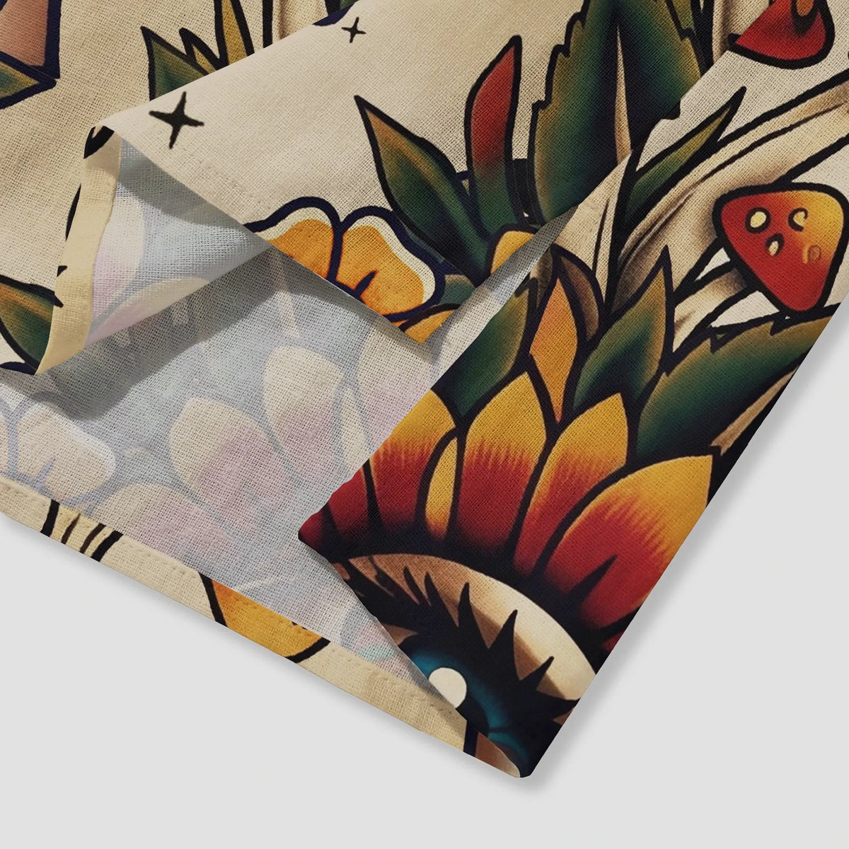 Wanderlust Totem Blouse, Yiume, green, v-neck, 100% cotton