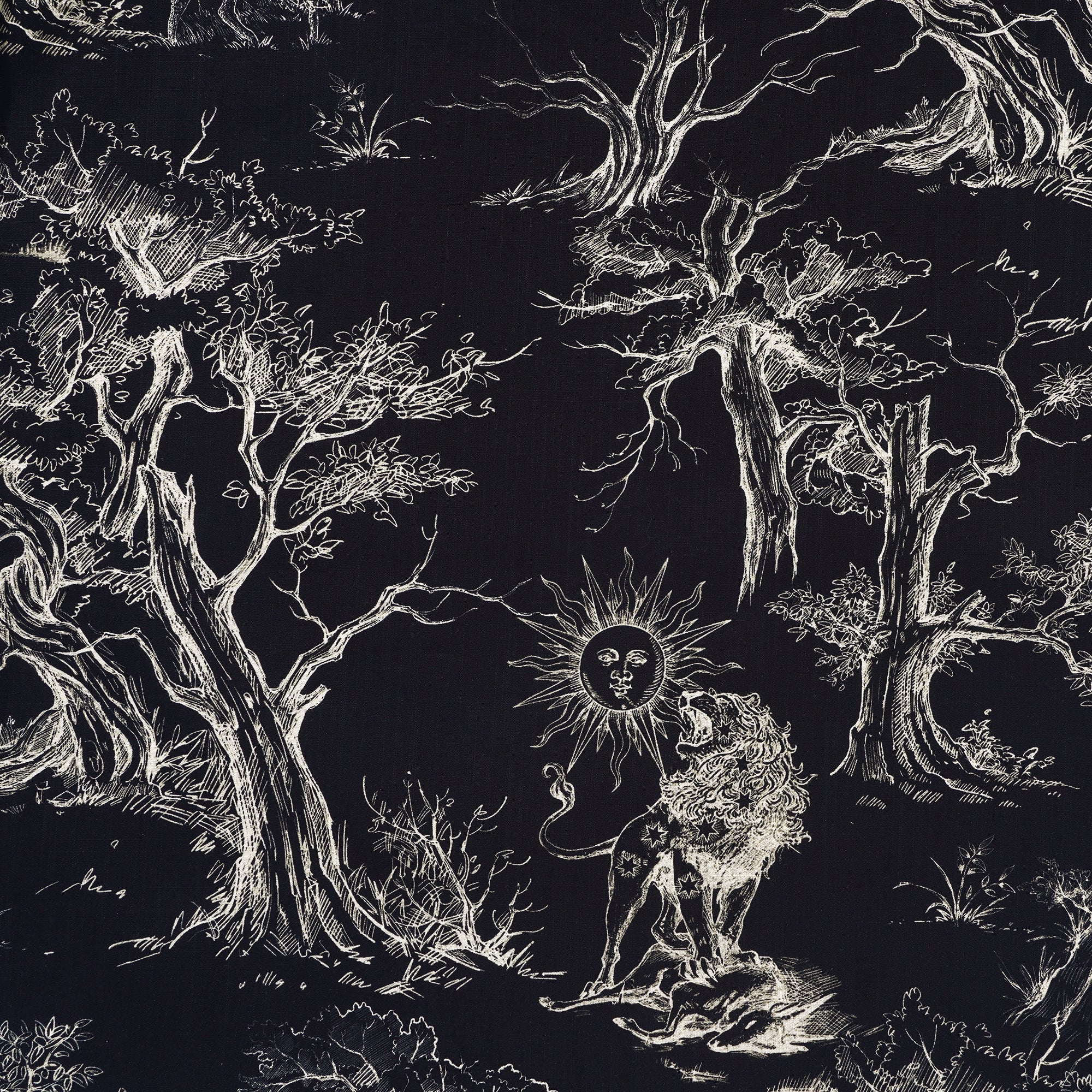 Chemise hawaïenne pour homme à manches courtes, boutonnée, 100 % coton, noire, Aloha Majestic Jungle