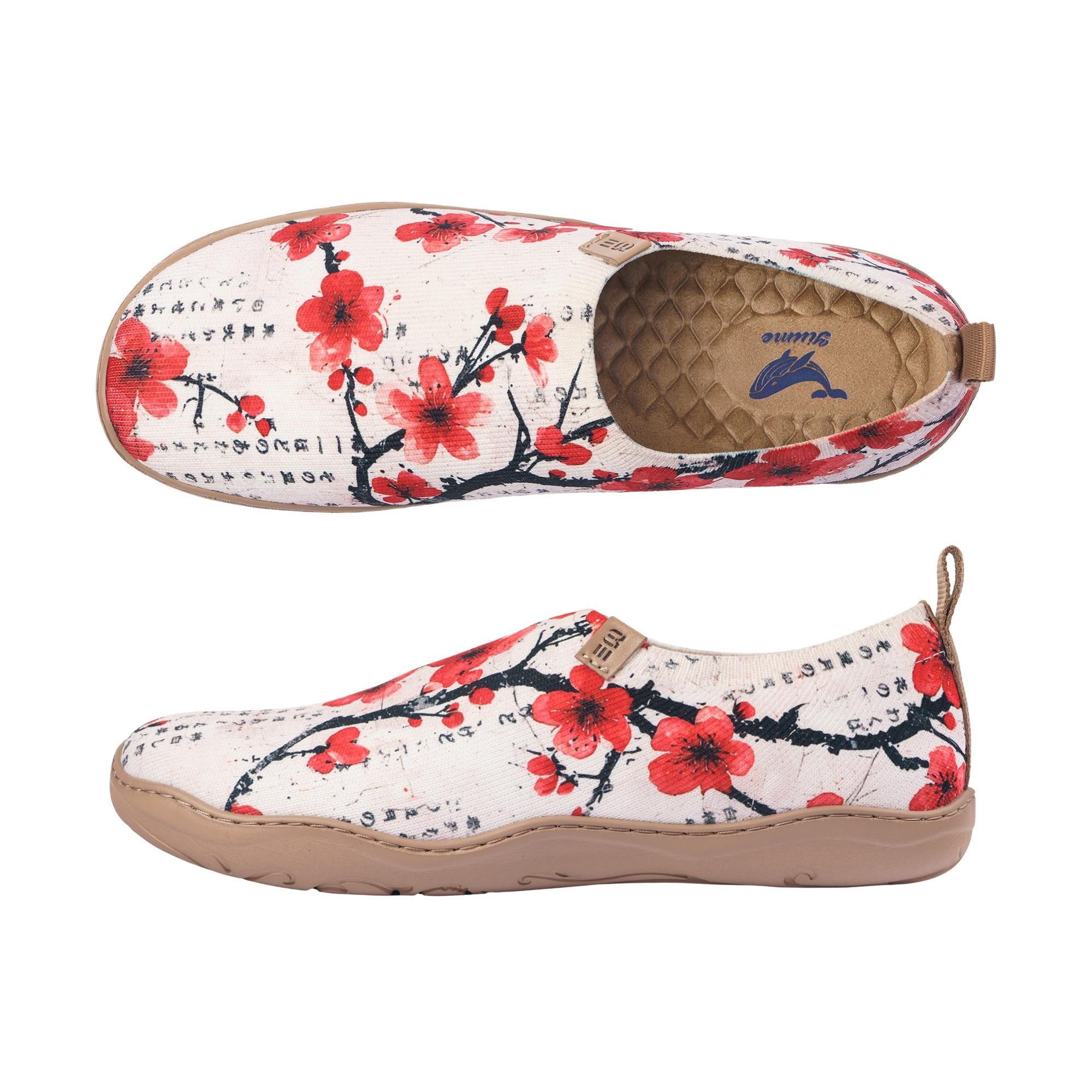 Chaussures à glissière d'art féminin Yiume confortable à tricot à tricot décontracté.