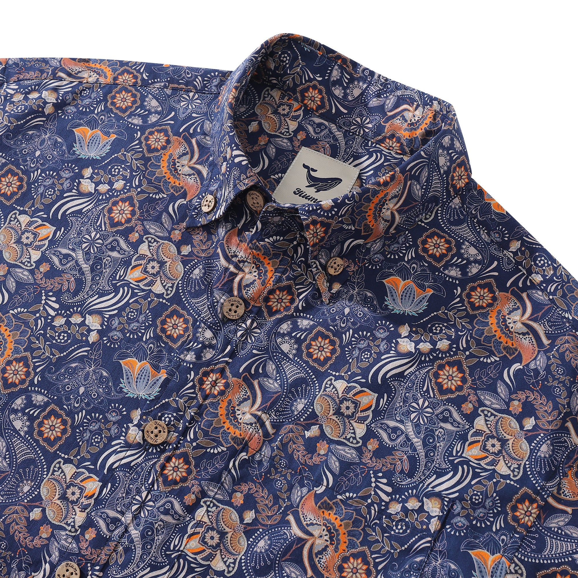 Men's Hawaiian Shirt Floral Series 4 Print Cotton Button-down Short Sl ...