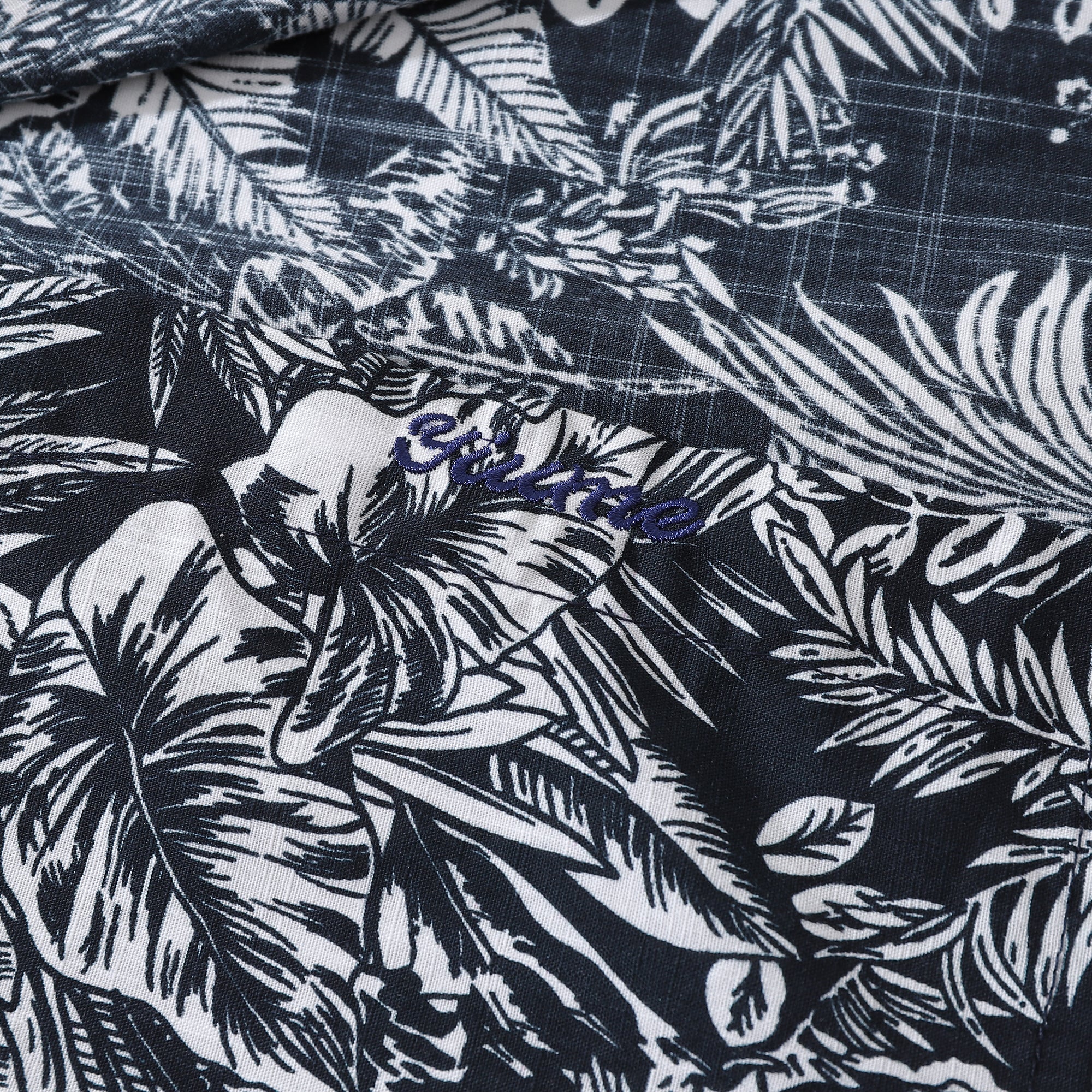 Men's Hawaiian Shirt Mystique of the Rainforest Cotton Button-down Long Sleeve Aloha Shirt