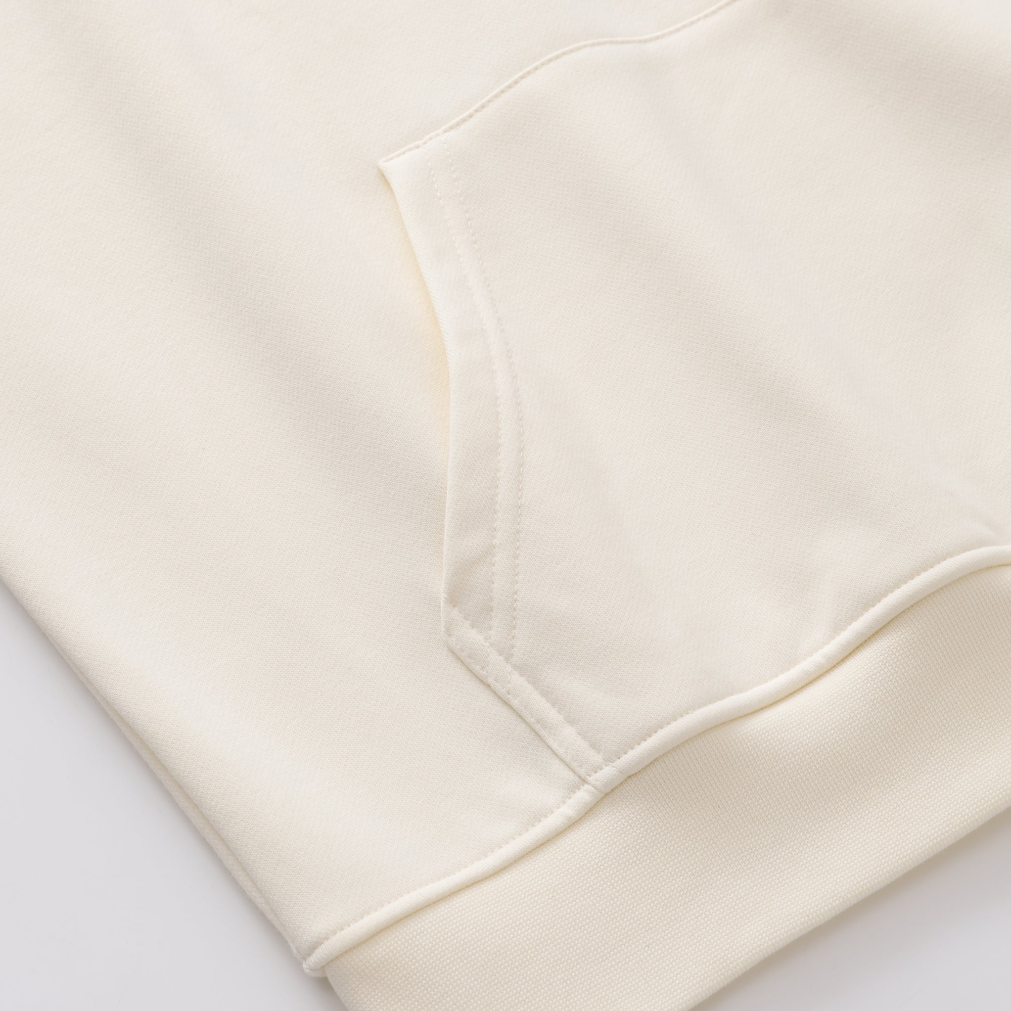 Solid Color Hoodie For Men Classic Basic Hoodie - MILK TEA WHITE