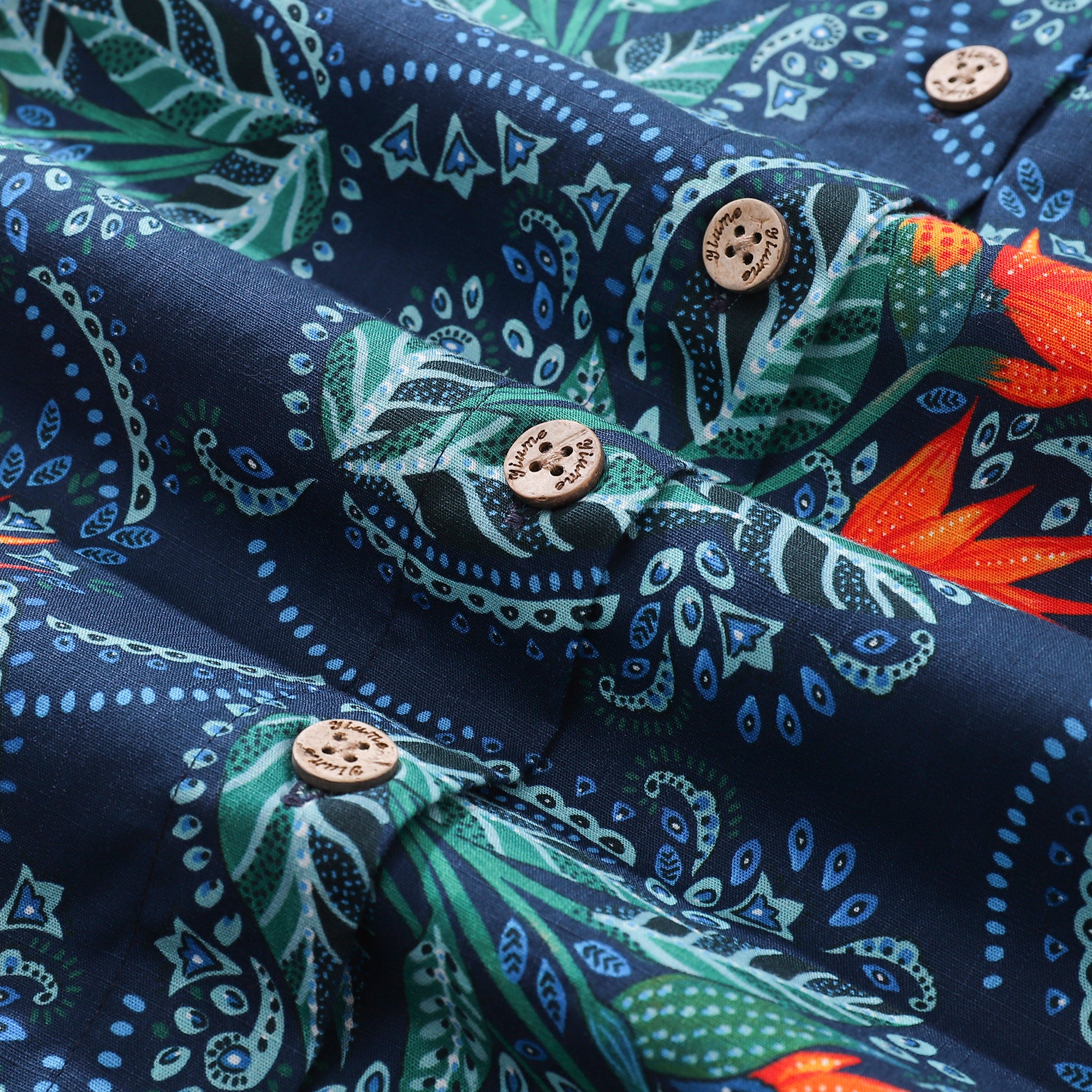 Women's Hawaiian Shirt Birds of Paradise By Fizah Malik Print Cotton Button-up Short Sleeve