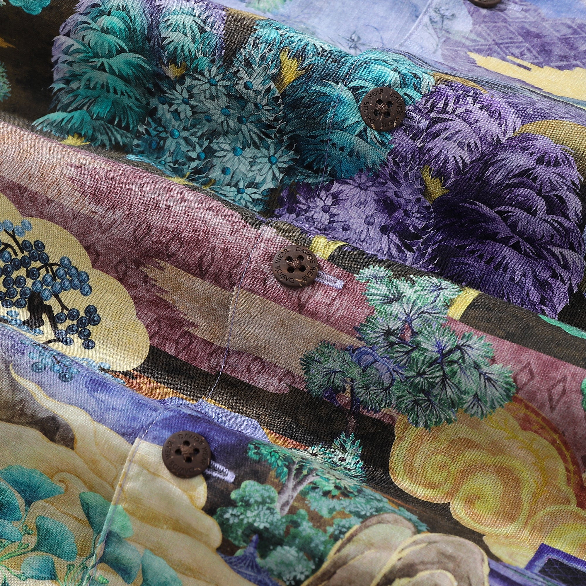 1950年代レトロハワイメンズシャツレトロ和風ビューシャツ