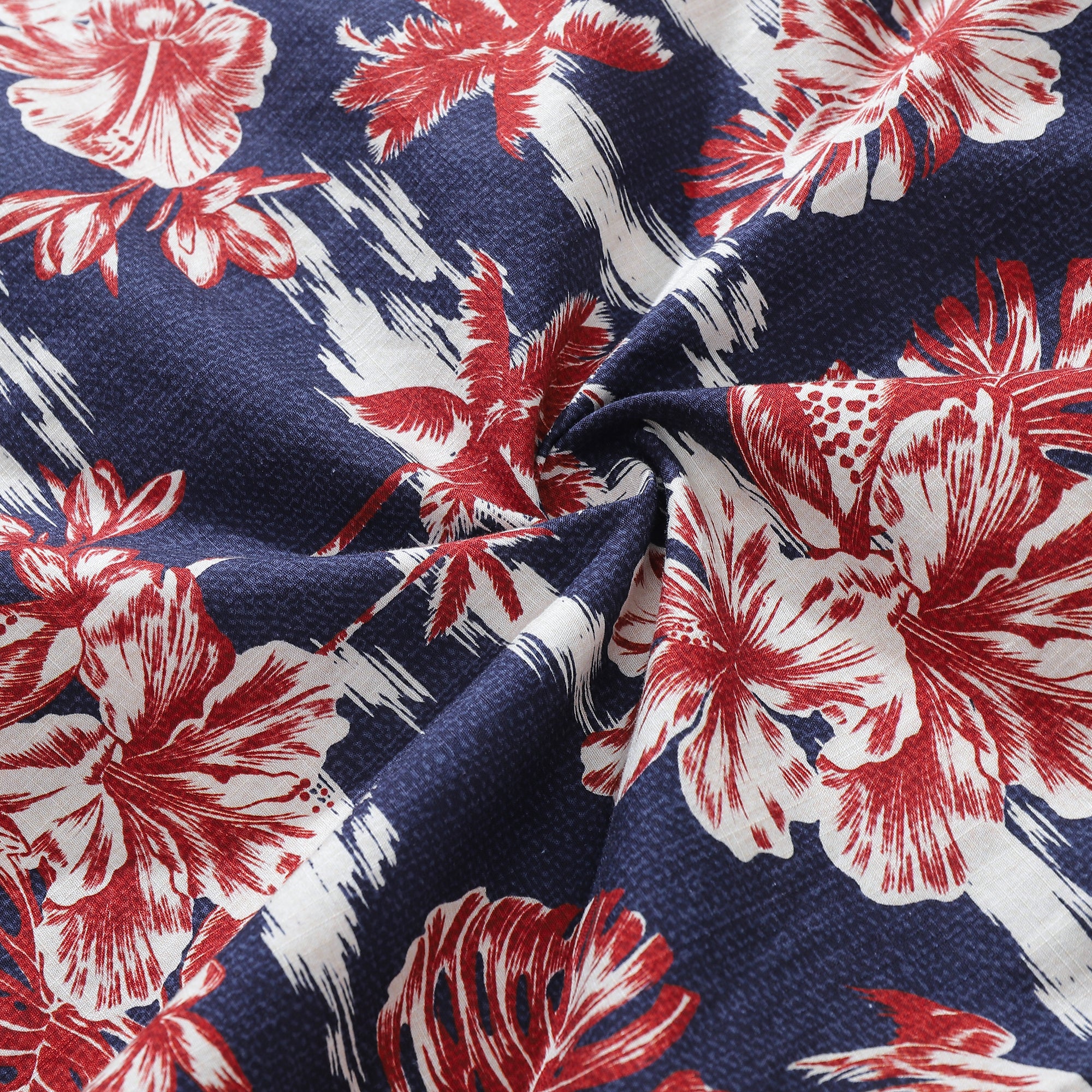 Men's Hawaiian Shirt Tropical Flavor Print By Angelo Artimus Cotton Button-down Short Sleeve Aloha Shirt