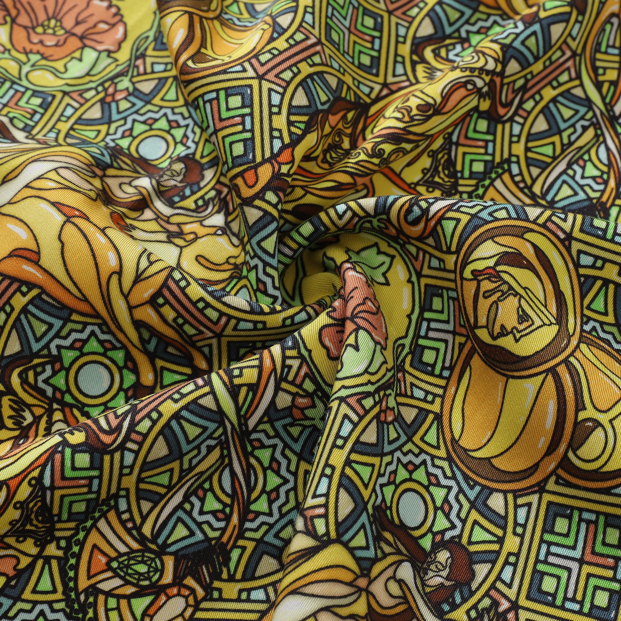 Chemise hawaïenne pour homme Imprimé Taureau Tencel™ Boutonnée à manches courtes Aloha