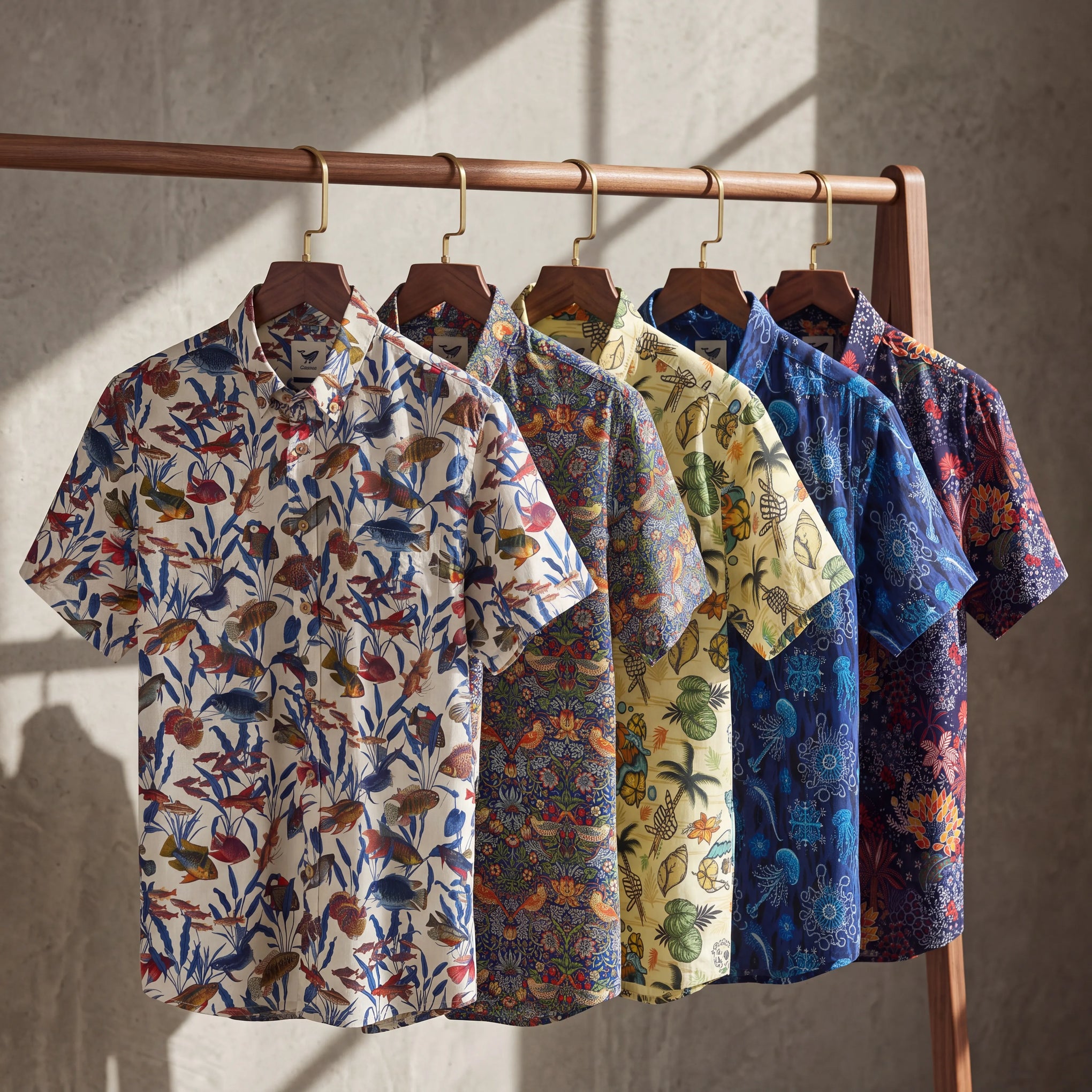 Mystery Box - Men's Hawaiian Shirt Short Sleeve Button-down 100% Cotton Aloha Mystery Box By Yiume Aritst