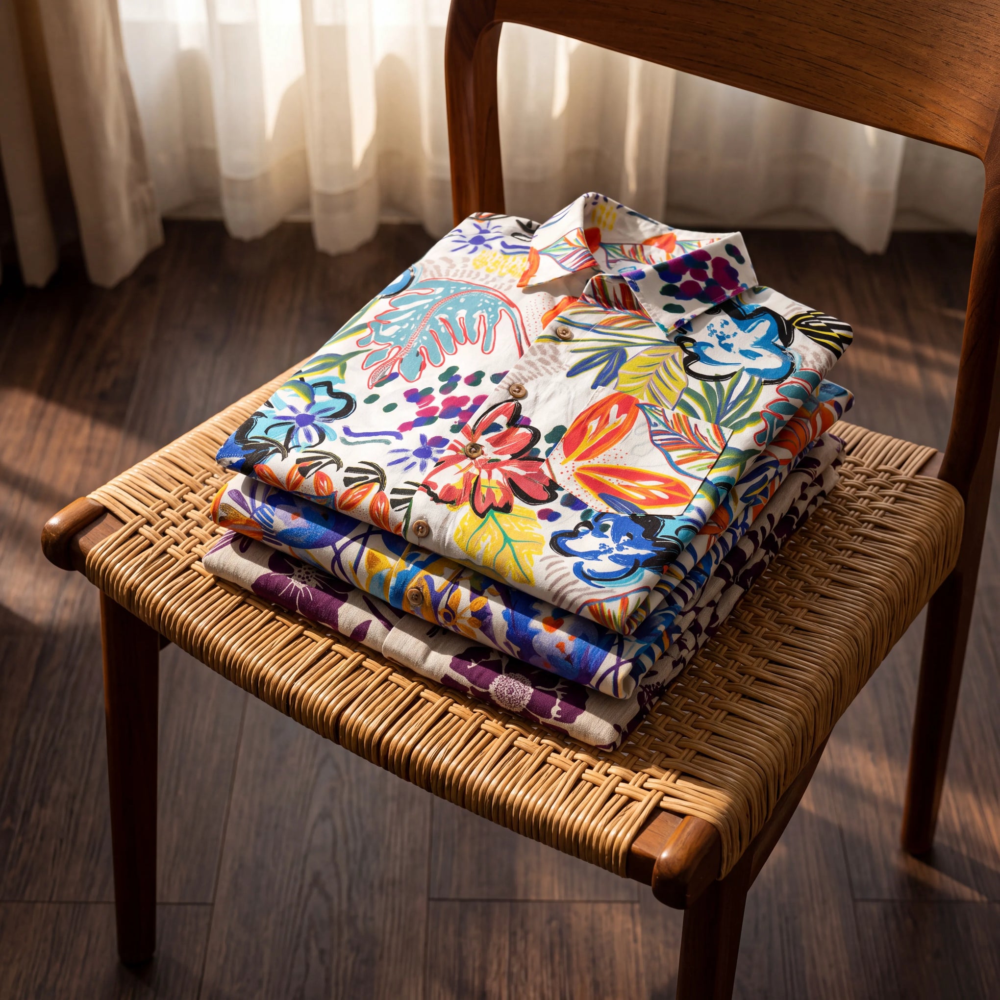 Überraschungsbox - LeosWare® Herren Hawaiian Shirt Kurzarm Button-up 100% Baumwolle Aloha Überraschungsbox von Yiume Aritst
