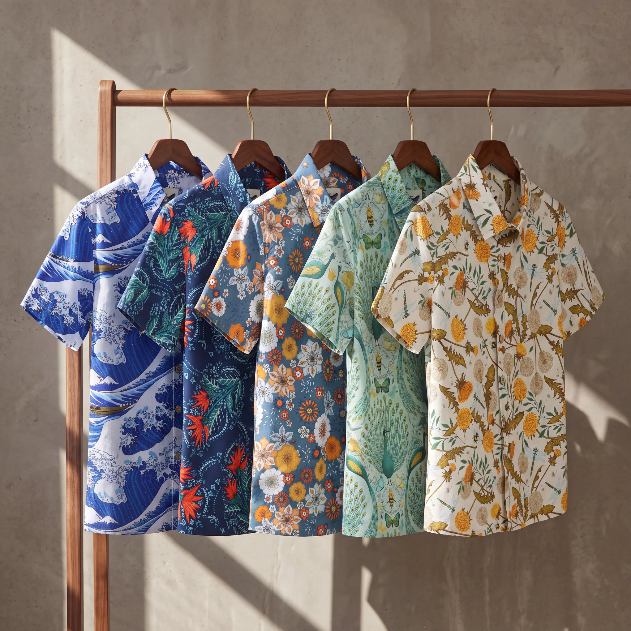 Überraschungsbox - Damen Hawaiian-Shirt Kurzarm Button-Up 100% Baumwolle Aloha Überraschungsbox von Yiume Aritst