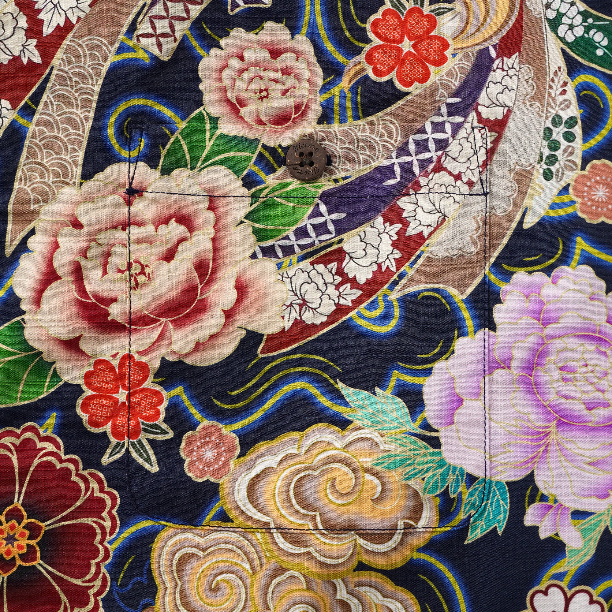 Collier de camp à manches courtes pour hommes à manches courtes 100% Coton jaune Aloha Floral Breeze