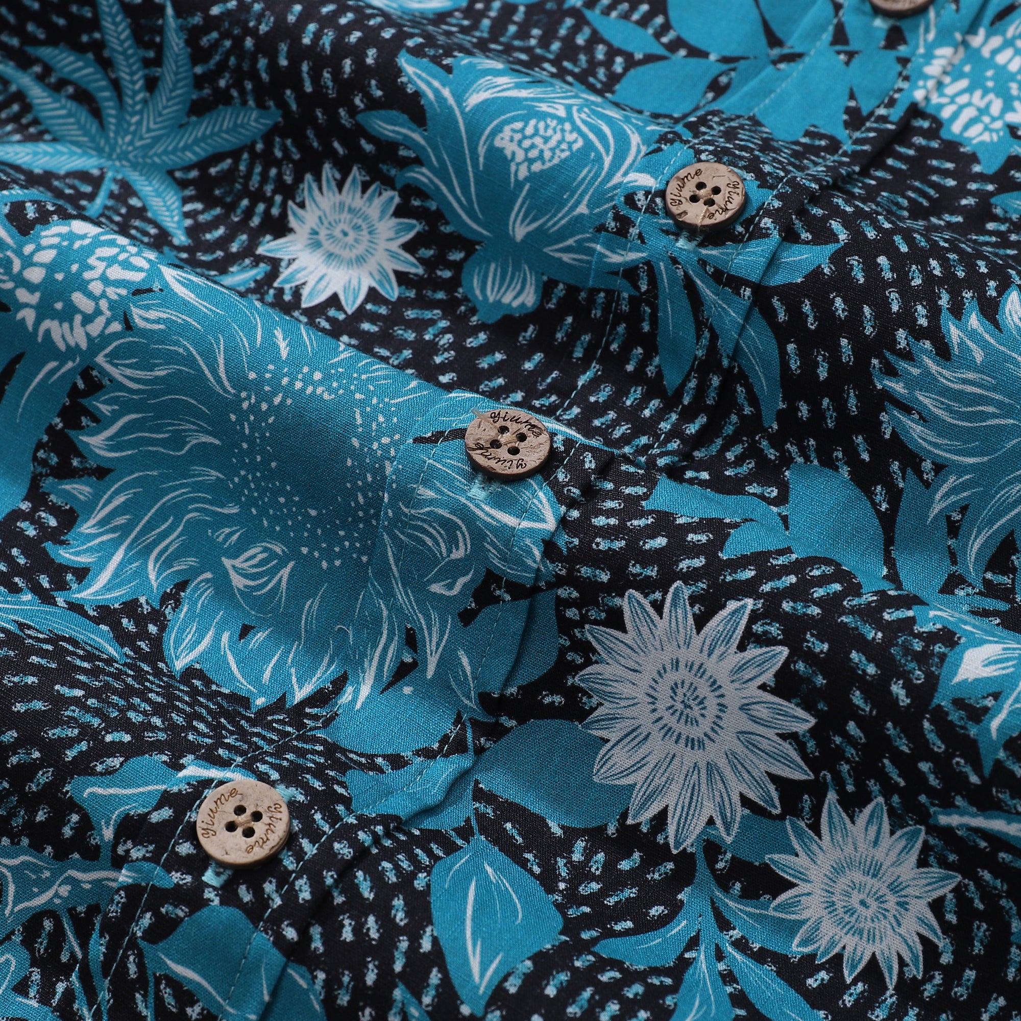 Chemise hawaïenne pour hommes chemises boutonnières à manches courtes à manches courtes à manches courtes 100% coton