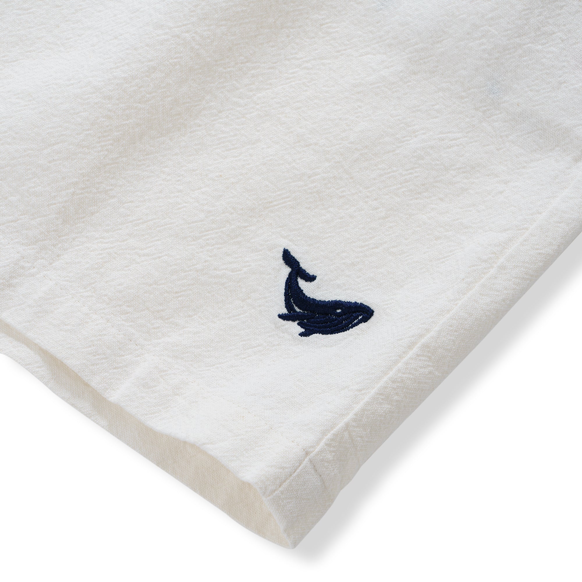 Shorts en Lin pour Hommes Mi-Haut Droits Bermuda 8-10 Pouces 5 Poches - Version BLANCHE 3.0