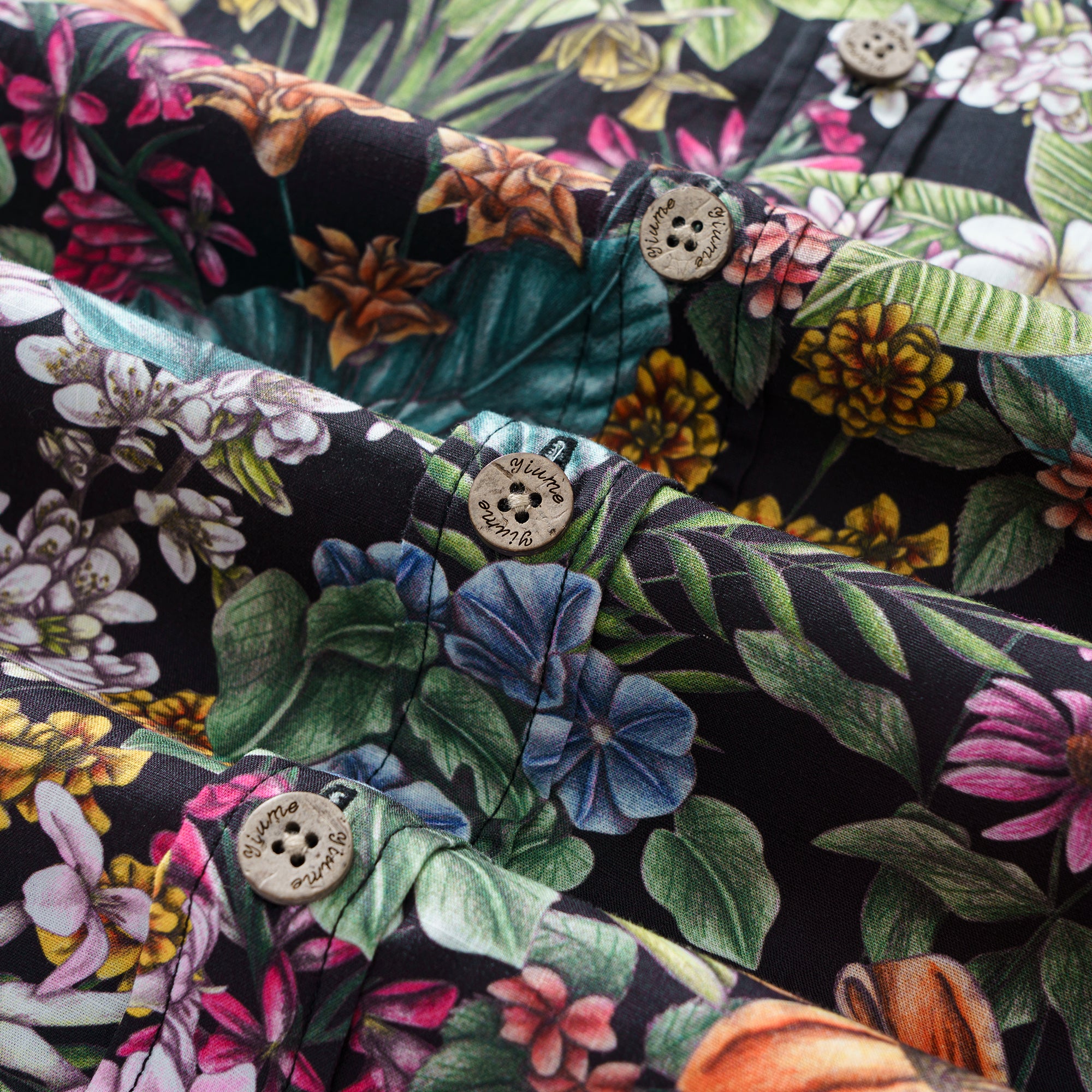 Hawaiianisches Hemd für Männer die Bedeutung von Blumen von Cecilia Battaini Button-Down-Hemd Kurzarm 100% Baumwolle Aloha-Hemd