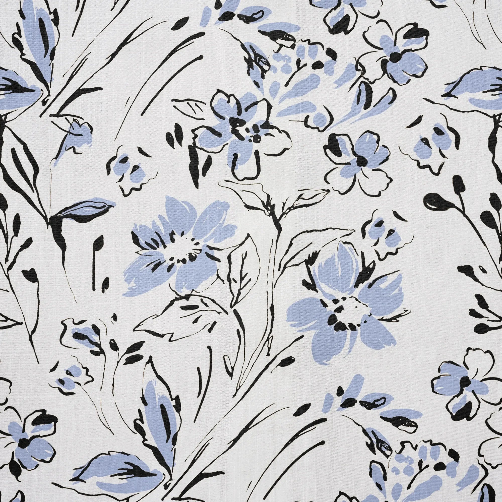 Blue Floral Hawaiian Shirt for Men