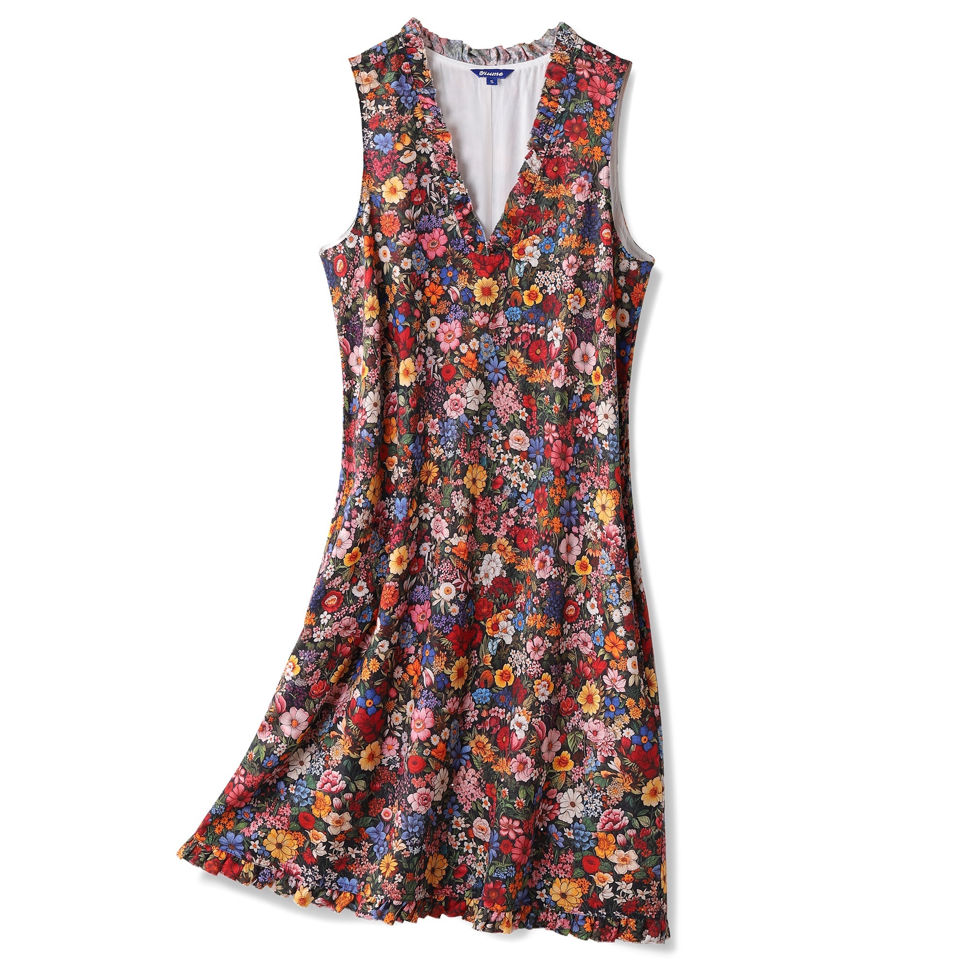 Hawaiian Dress For Women Among the Flowers V-Neck Dress Among The Flowers Dress