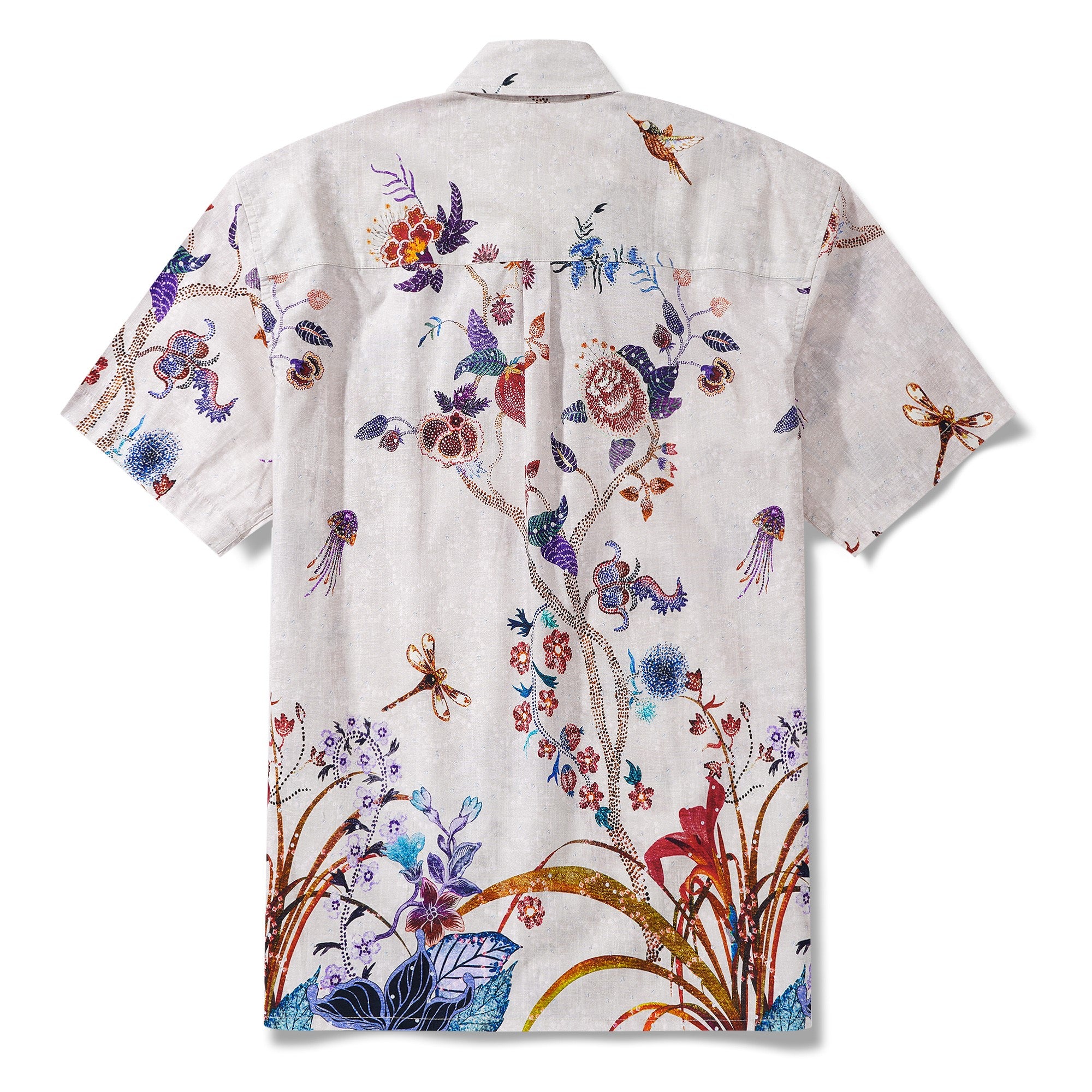Chemise hawaïenne masculine à manches courtes à manches courtes 100% coton Aloha Premium Aloha Shirts pour hommes sophistiqués