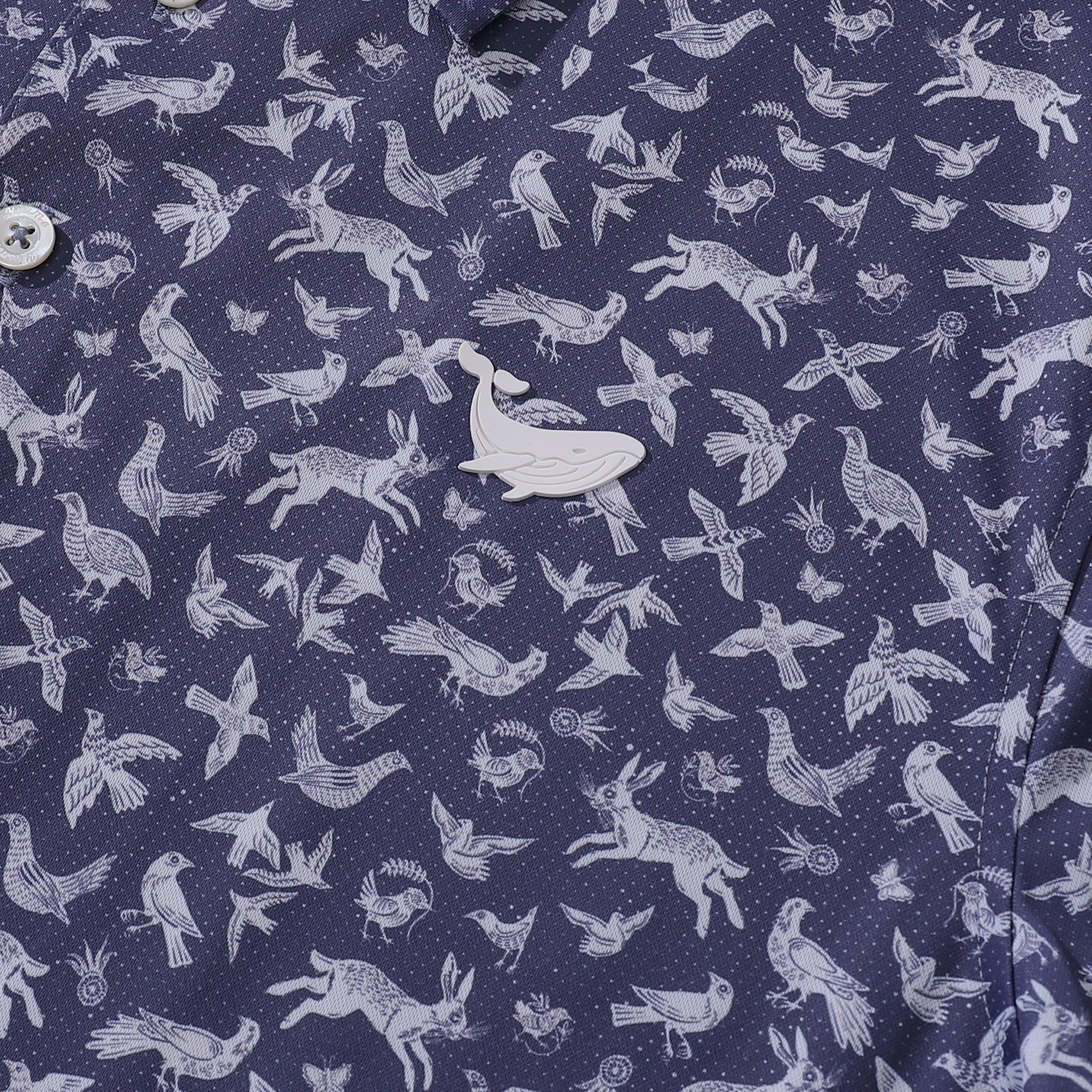 Men's Hawaiian Island Daydream Print Short Sleeve Polo Shirt Island Daydream Polo