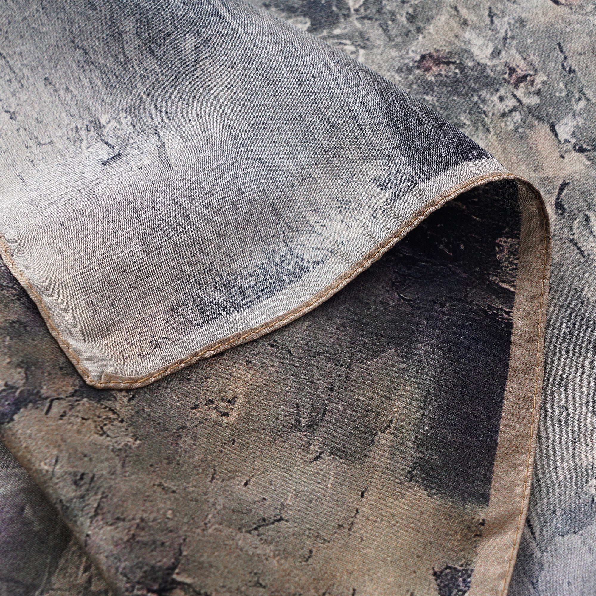 Floral Square Scarf 100% Mulberry Silk Timeless Dance Elegance Timeless Dance Elegance 100% Silk 53*53cm