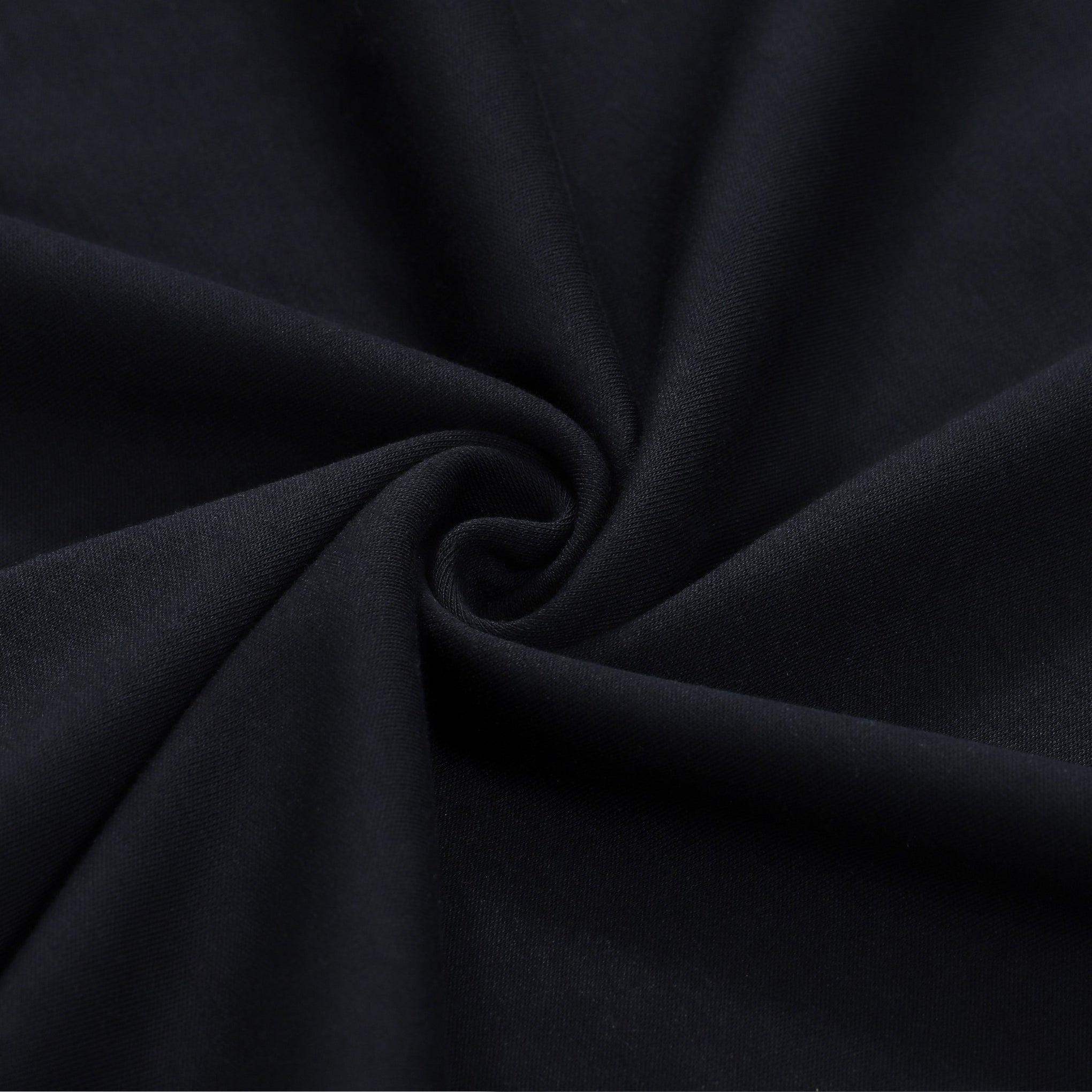 Stain-proof Crew Neck Black Short Sleeve Basic Tee Shirt Stain-proof Basic Tee Black