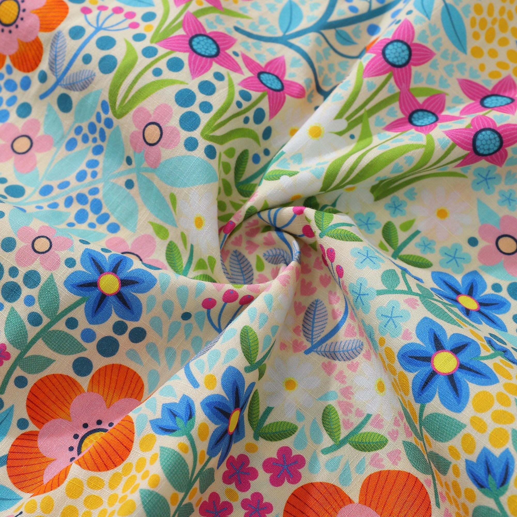 Hawaiian Hemd für Männer Sommer Blumengarten Designs Button-Down-Hemd Kurzarm 100% Baumwollhemd Sommerblumengarten von Cecca Designs