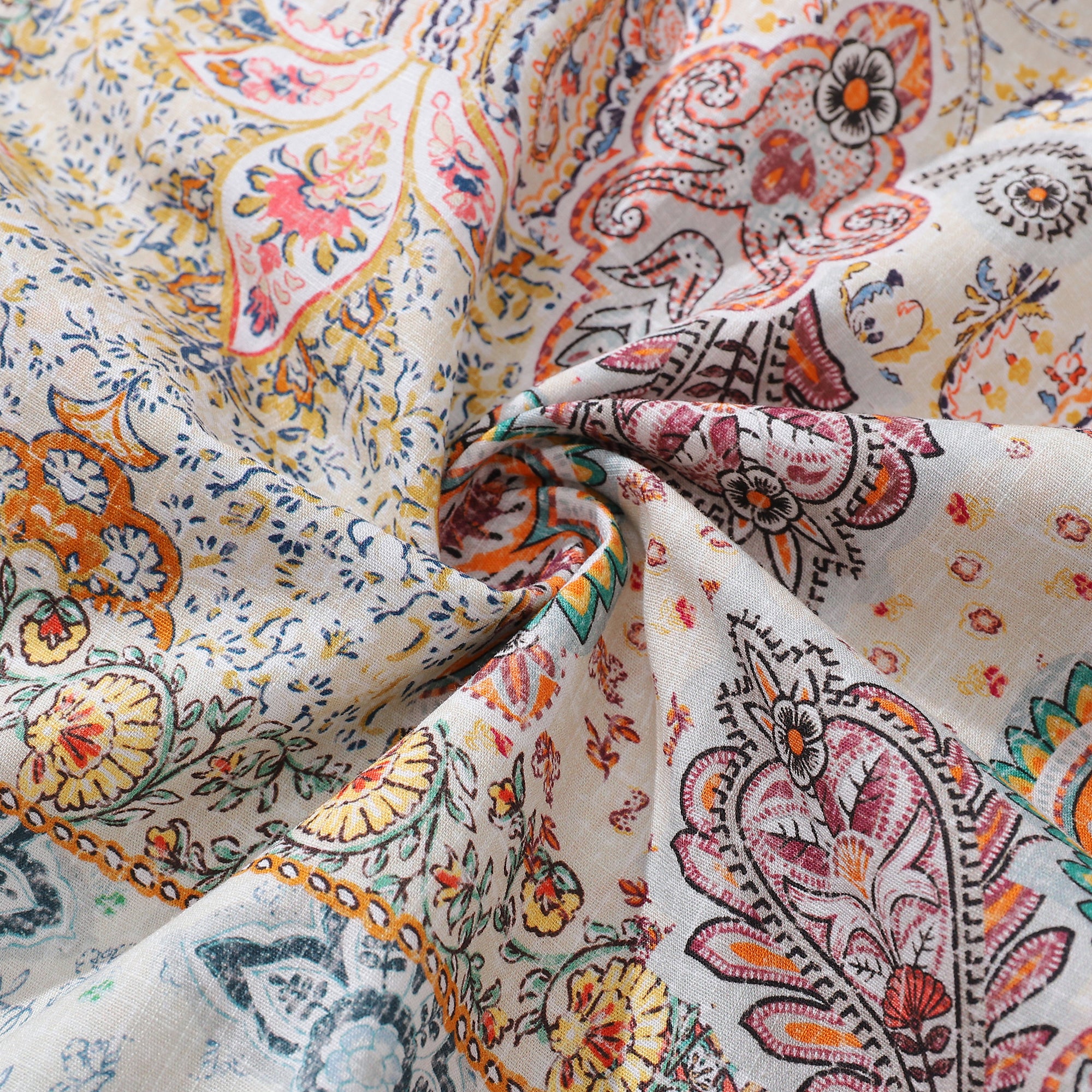 Chemise hawaïenne des années 1950 pour hommes Chemise à boutons en patchwork poétique à manches courtes 100 % coton Chemise Aloha