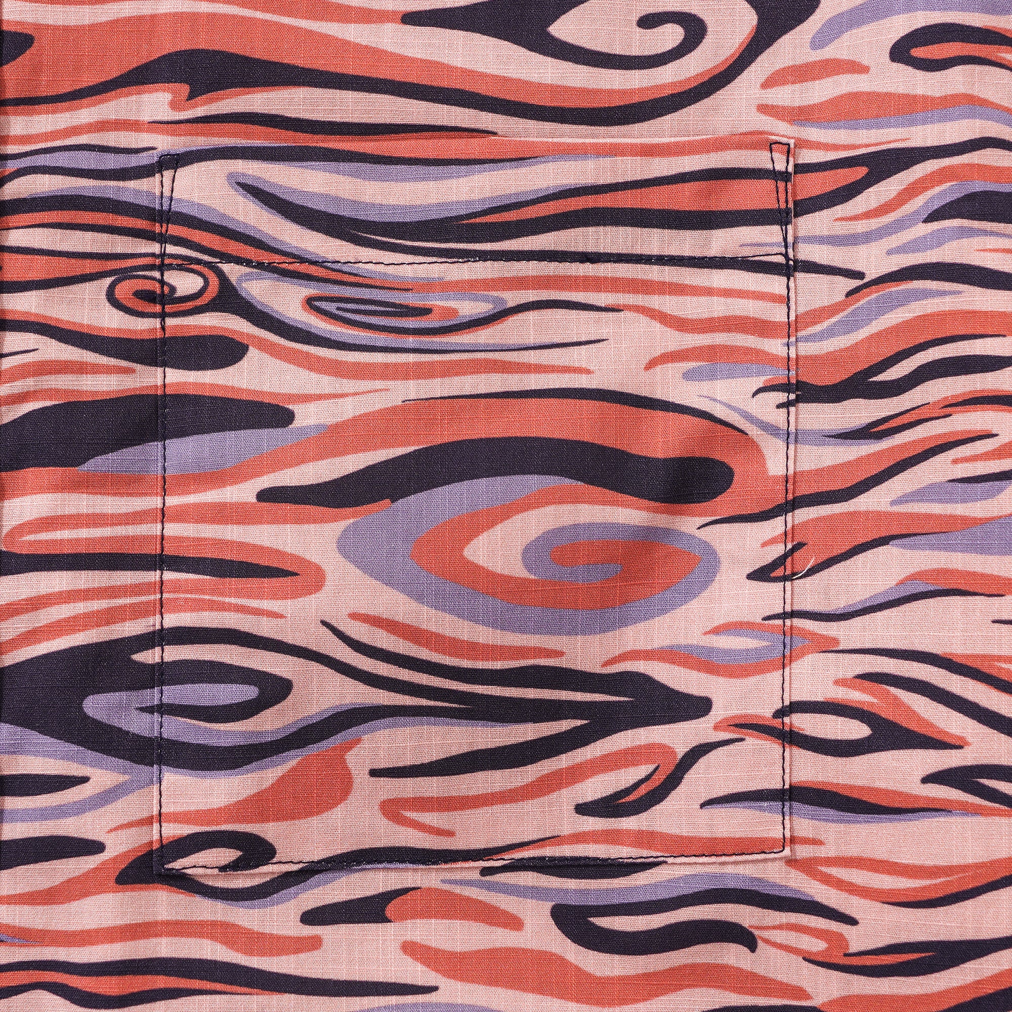 Herren Pink Hawaiian Shirt Kurzarm Button-Down 100% Baumwolle Aloha Drache Segen