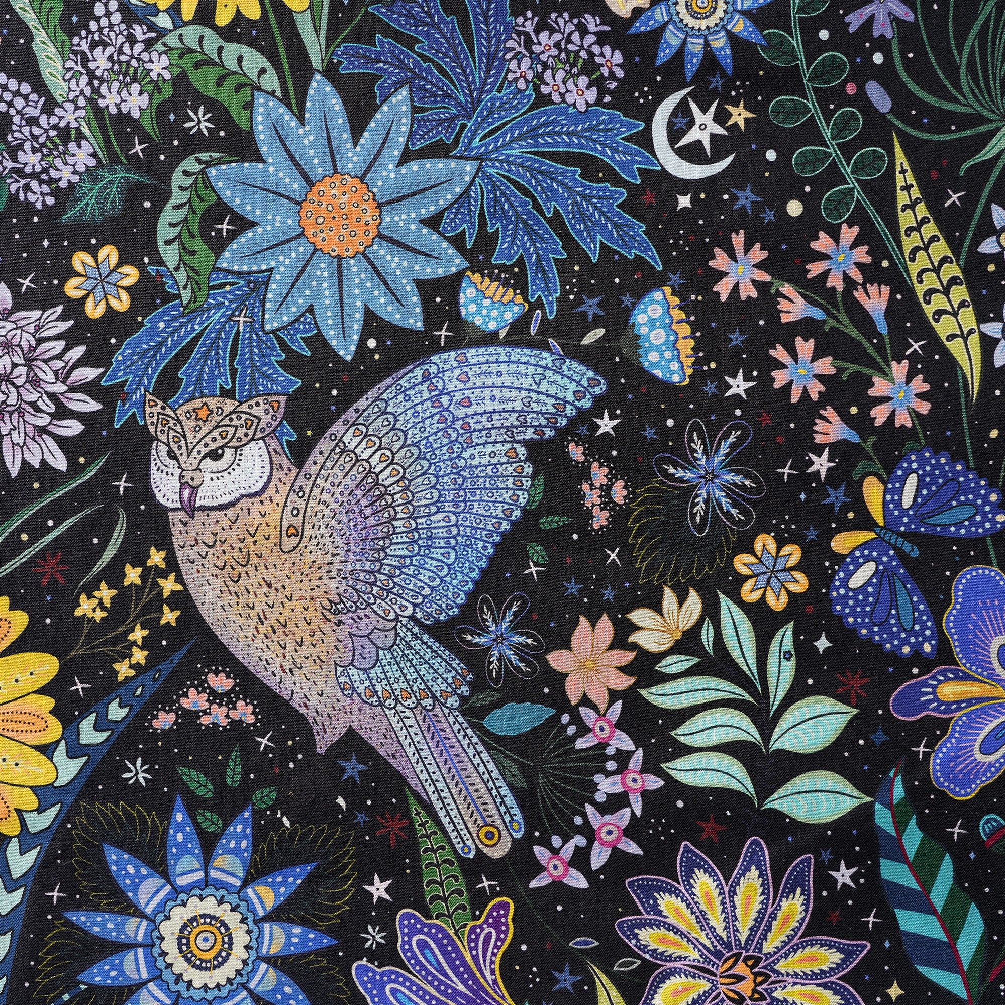 Men's Hawaiian Shirt Short Sleeve Button-down 100% Cotton Beige Aloha Owl's Secret Garden